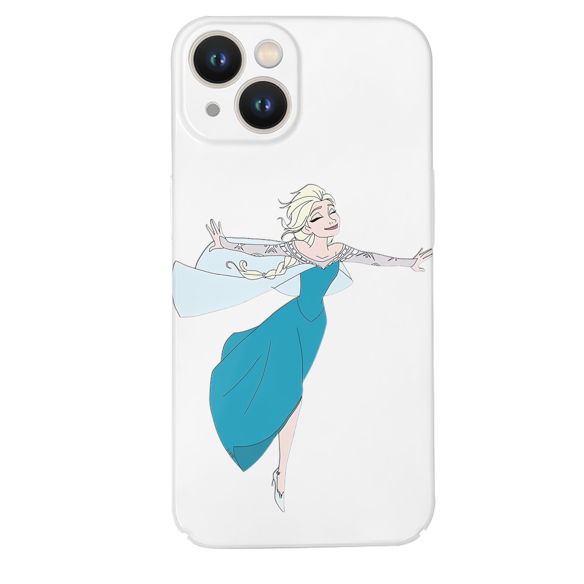 （画像用） アナと雪の女王 アンナ エルサ Frozen Anna Elsa 【iPhone 14シリーズ対応】ハードケース