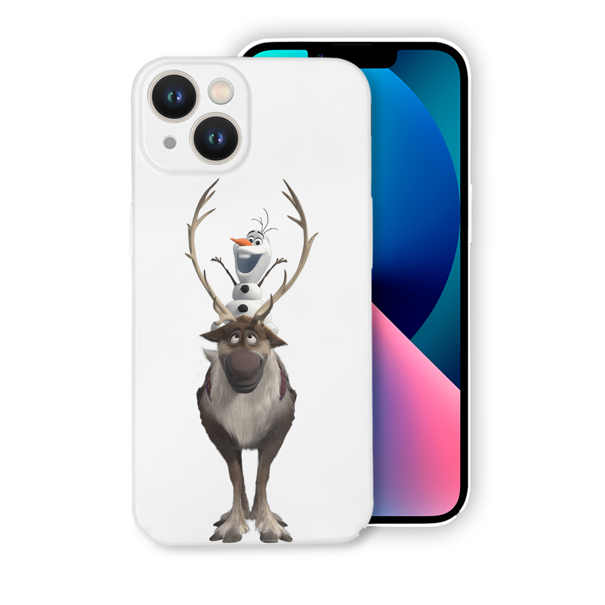 （画像用） アナと雪の女王 アンナ エルサ Frozen Anna Elsa 【iPhone 14シリーズ対応】ハードケース