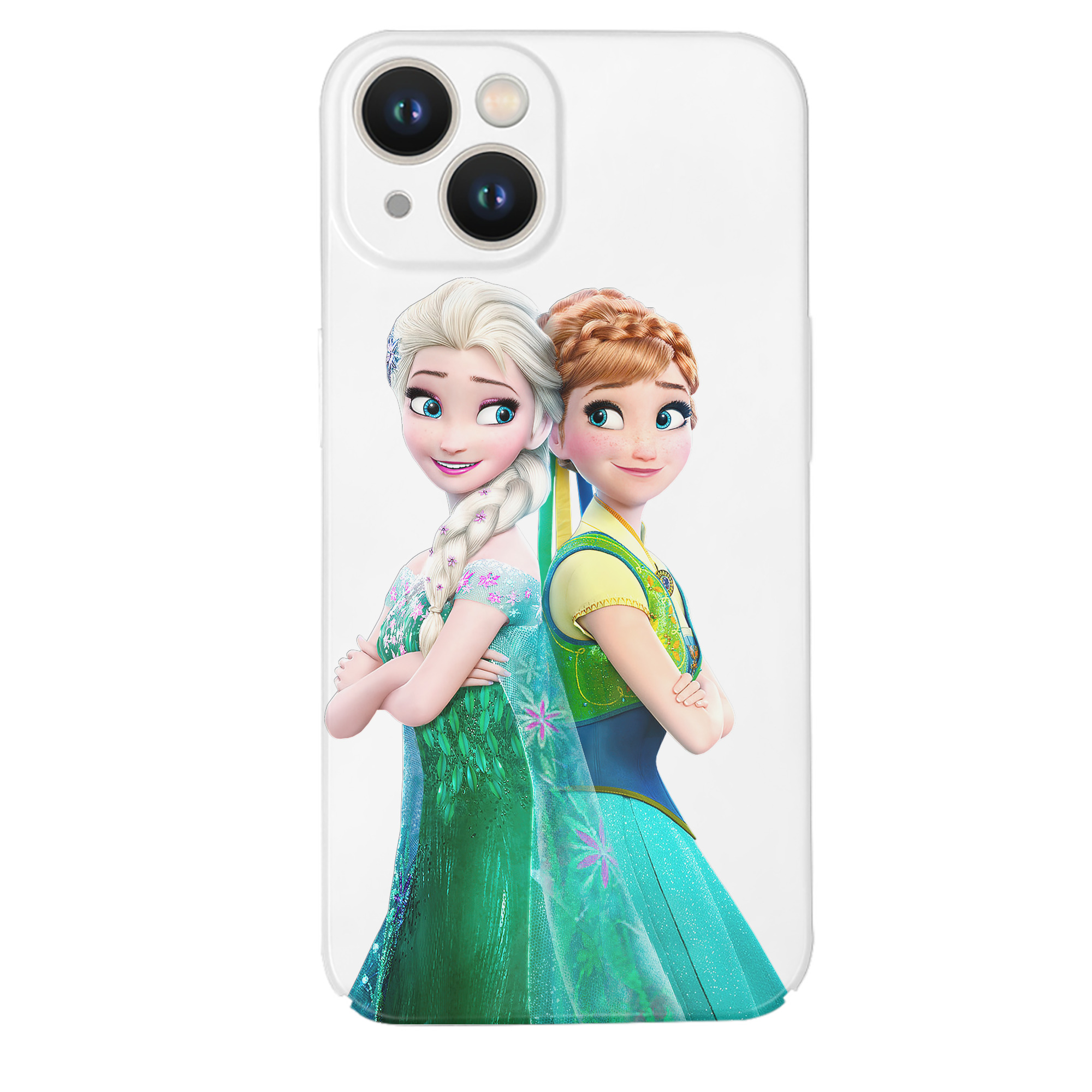（画像用） アナと雪の女王 アンナ エルサ Frozen Anna Elsa 【iPhone 14シリーズ対応】ハードケース