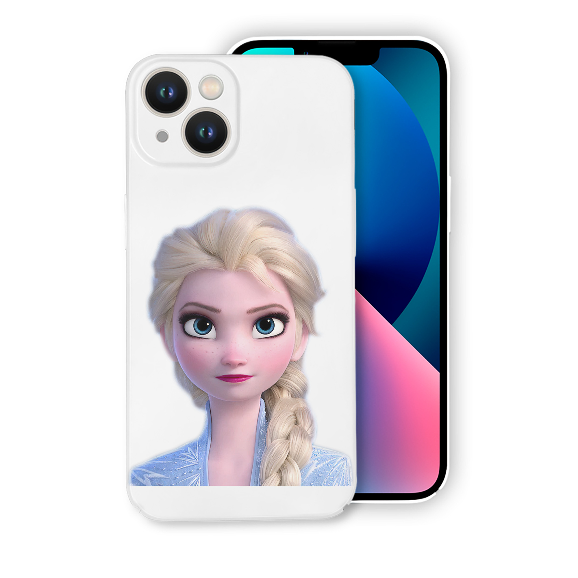 （画像用） アナと雪の女王 アンナ エルサ Frozen Anna Elsa 【iPhone 14シリーズ対応】ハードケース