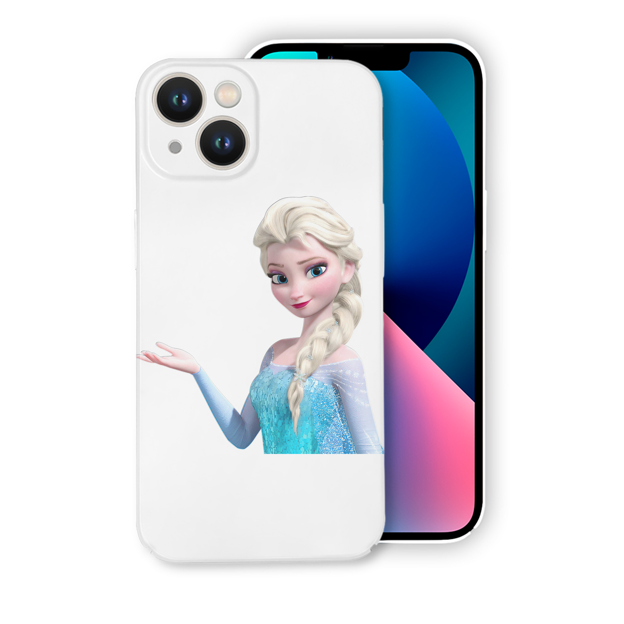 （画像用） アナと雪の女王 アンナ エルサ Frozen Anna Elsa 【iPhone 14シリーズ対応】ハードケース