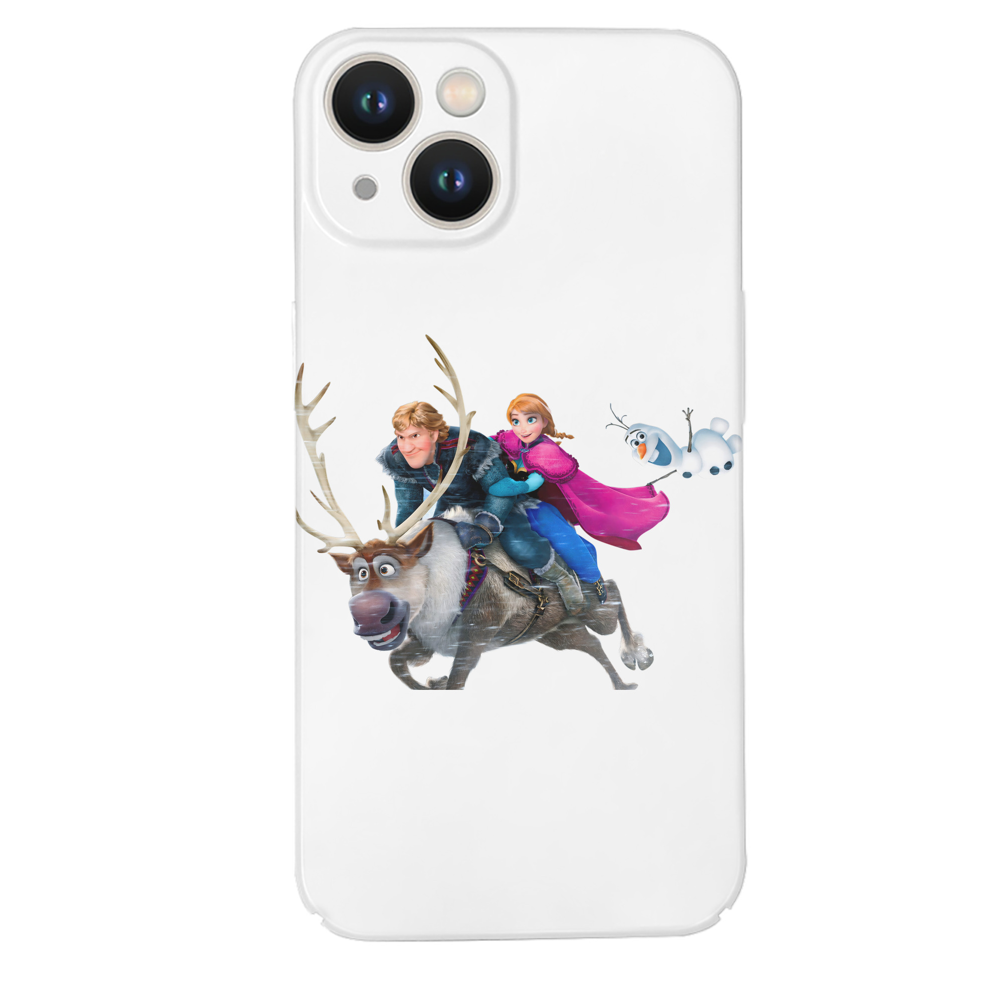 （画像用） アナと雪の女王 アンナ エルサ Frozen Anna Elsa 【iPhone 14シリーズ対応】ハードケース
