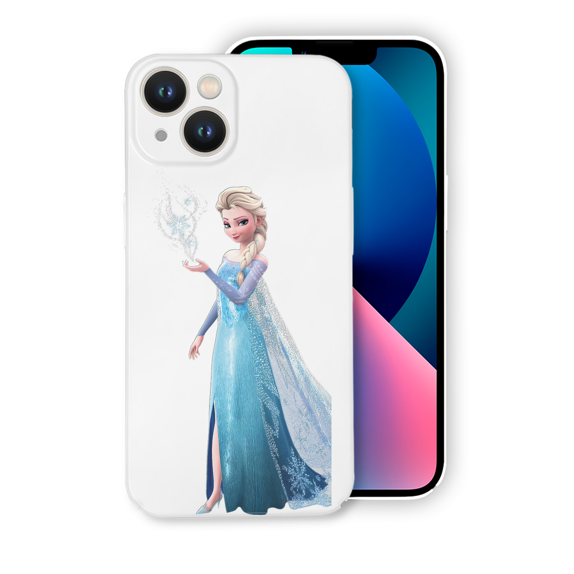 （画像用） アナと雪の女王 アンナ エルサ Frozen Anna Elsa 【iPhone 14シリーズ対応】ハードケース