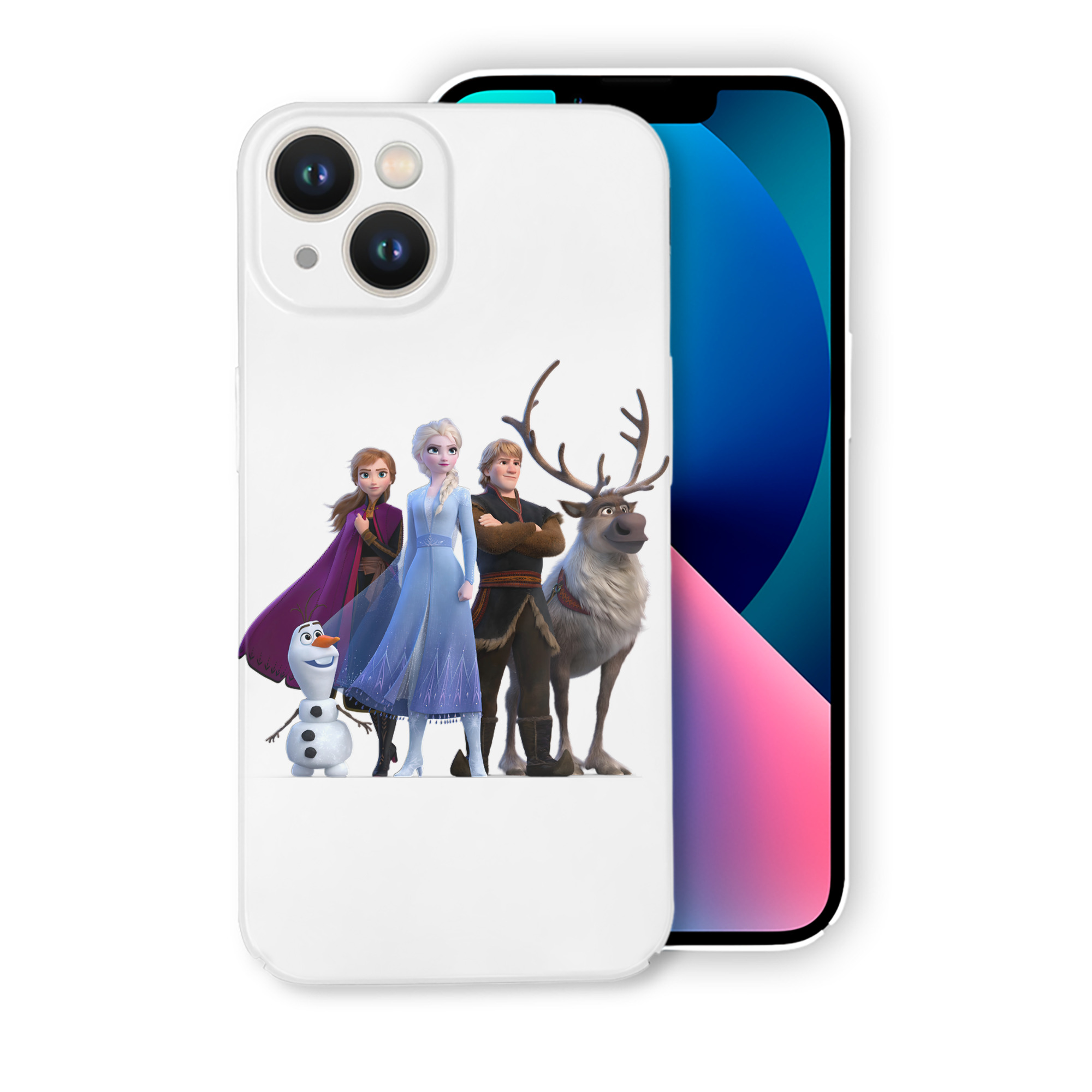 （画像用） アナと雪の女王 アンナ エルサ Frozen Anna Elsa 【iPhone 14シリーズ対応】ハードケース