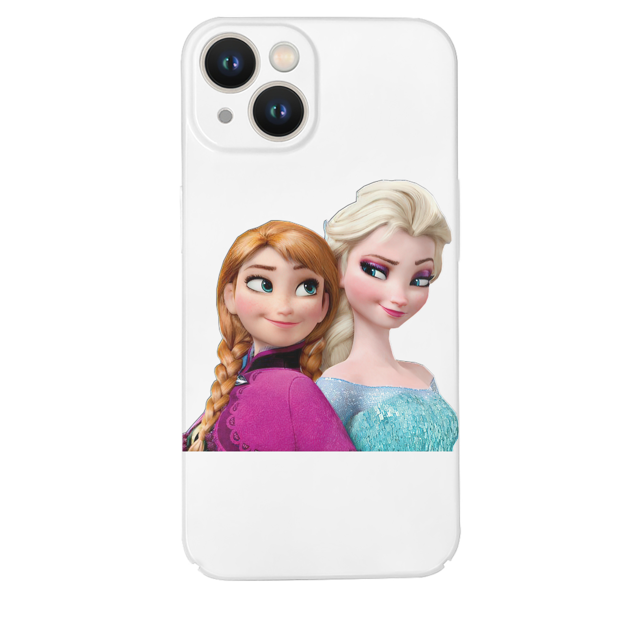 （画像用） アナと雪の女王 アンナ エルサ Frozen Anna Elsa 【iPhone 14シリーズ対応】ハードケース