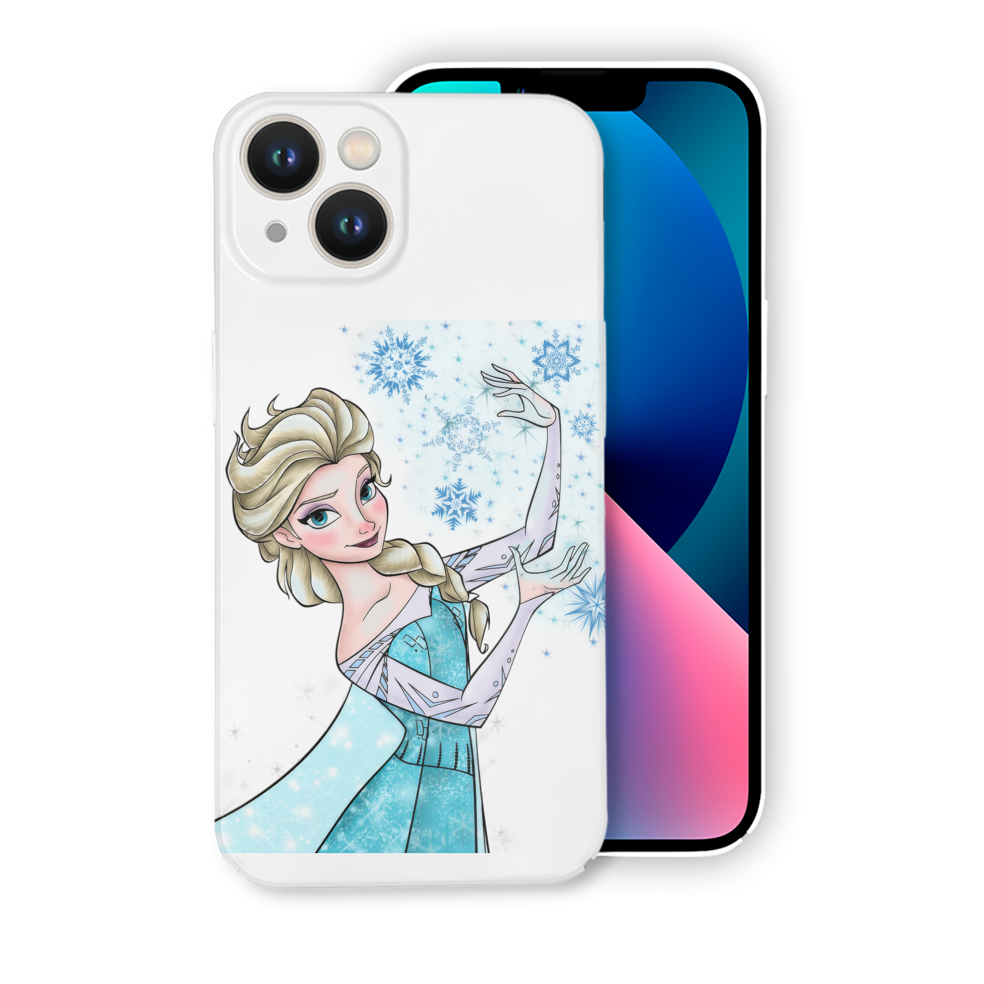 （画像用） アナと雪の女王 アンナ エルサ Frozen Anna Elsa 【iPhone 14シリーズ対応】ハードケース