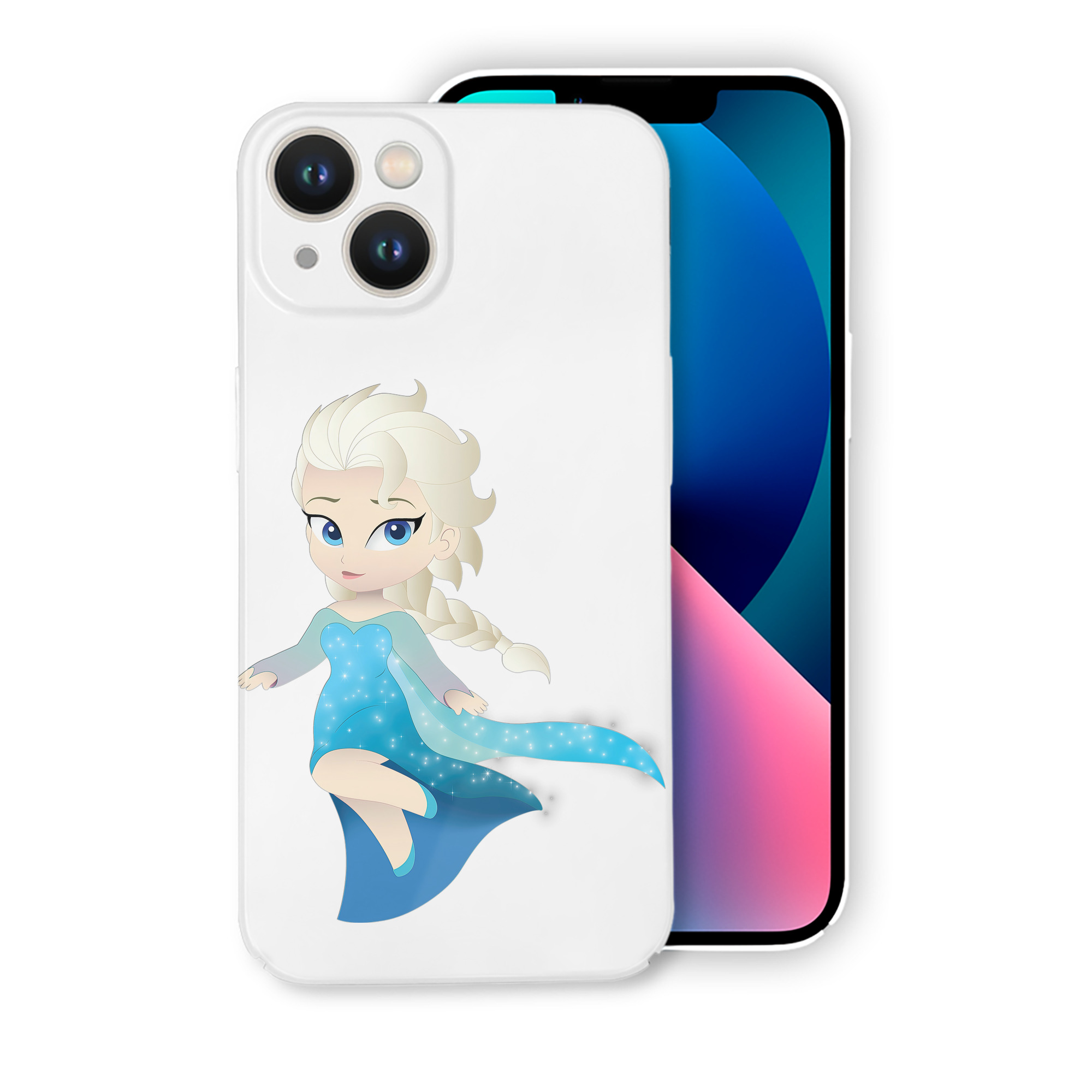 （画像用） アナと雪の女王 アンナ エルサ Frozen Anna Elsa 【iPhone 14シリーズ対応】ハードケース