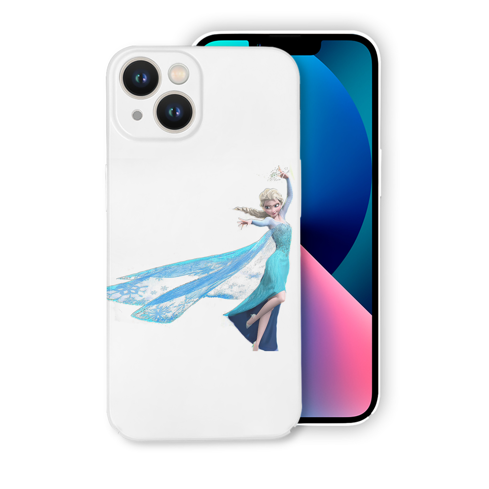 （画像用） アナと雪の女王 アンナ エルサ Frozen Anna Elsa 【iPhone 14シリーズ対応】ハードケース