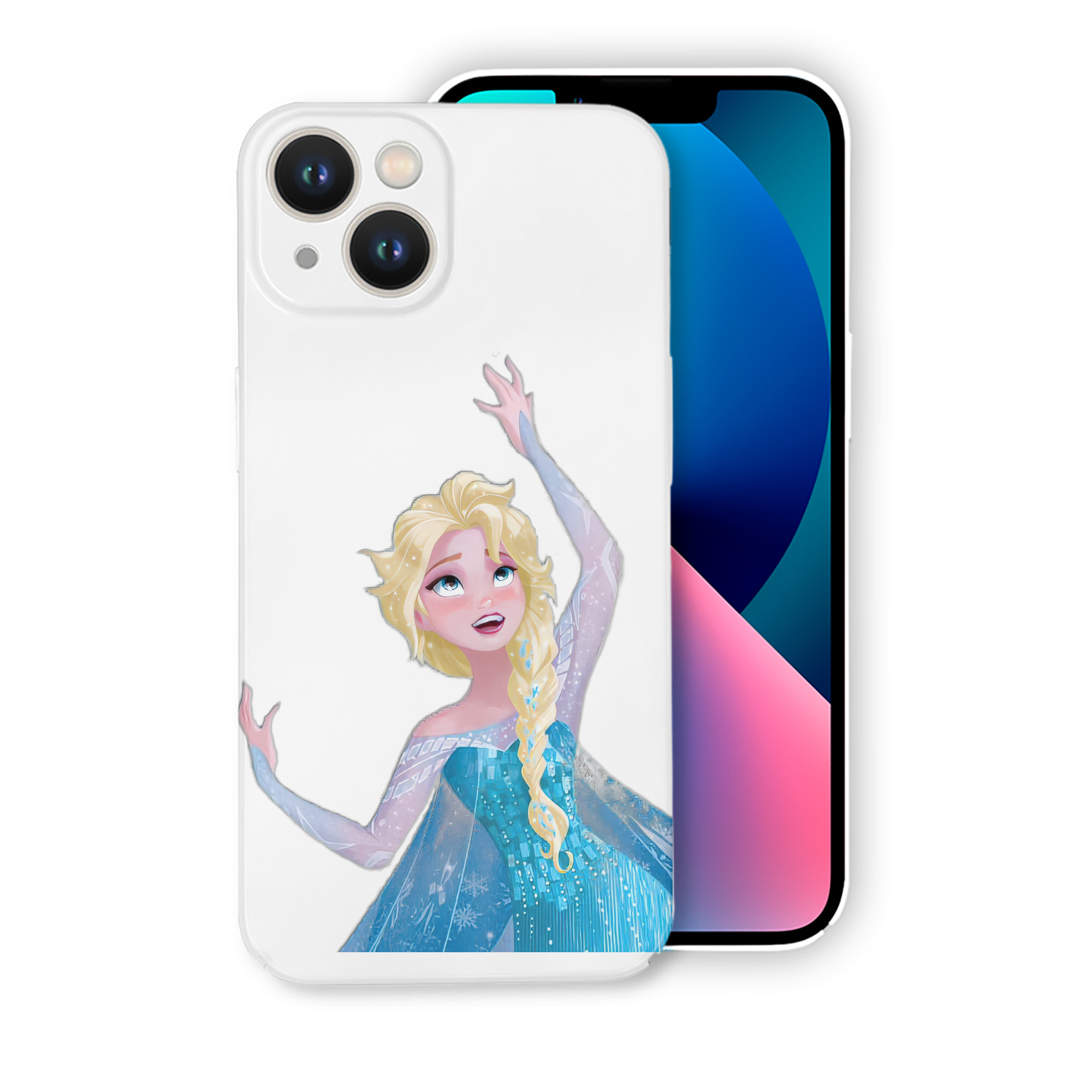 （画像用） アナと雪の女王 アンナ エルサ Frozen Anna Elsa 【iPhone 14シリーズ対応】ハードケース