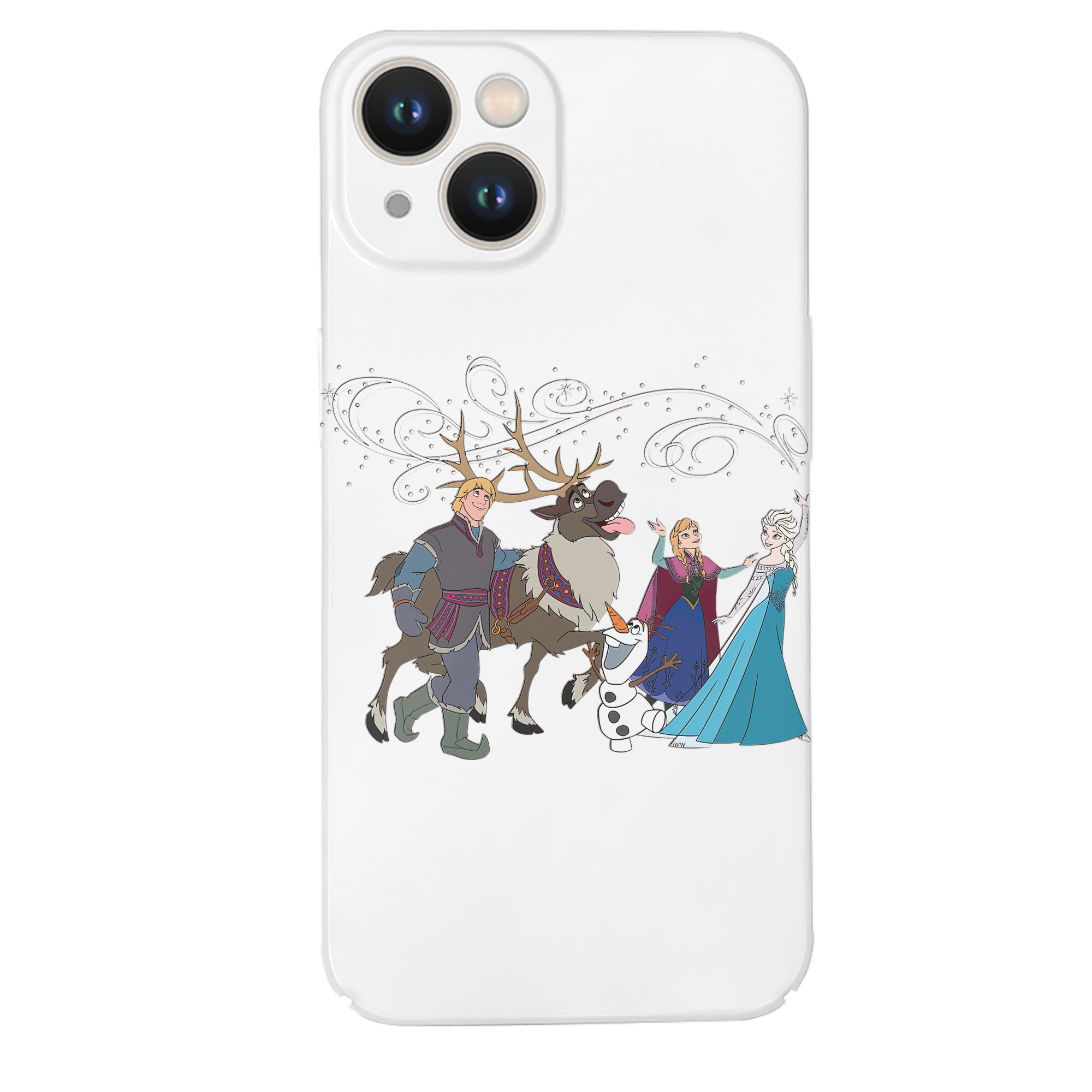 （画像用） アナと雪の女王 アンナ エルサ Frozen Anna Elsa 【iPhone 14シリーズ対応】ハードケース