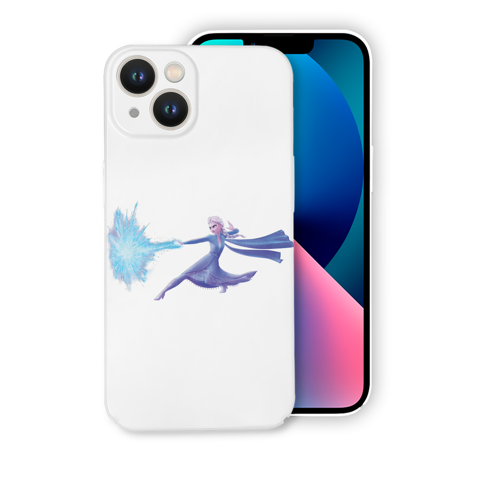 （画像用） アナと雪の女王 アンナ エルサ Frozen Anna Elsa 【iPhone 14シリーズ対応】ハードケース
