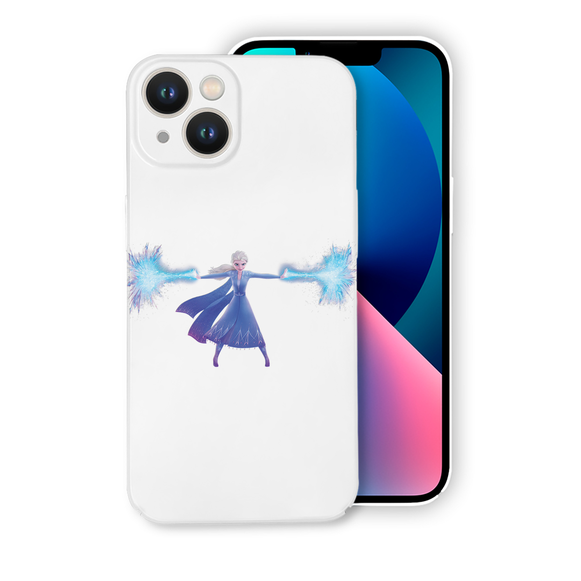 （画像用） アナと雪の女王 アンナ エルサ Frozen Anna Elsa 【iPhone 14シリーズ対応】ハードケース