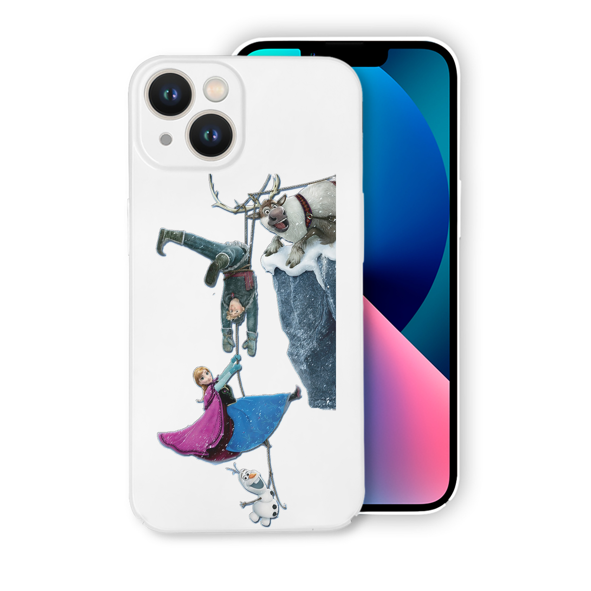 （画像用） アナと雪の女王 アンナ エルサ Frozen Anna Elsa 【iPhone 14シリーズ対応】ハードケース