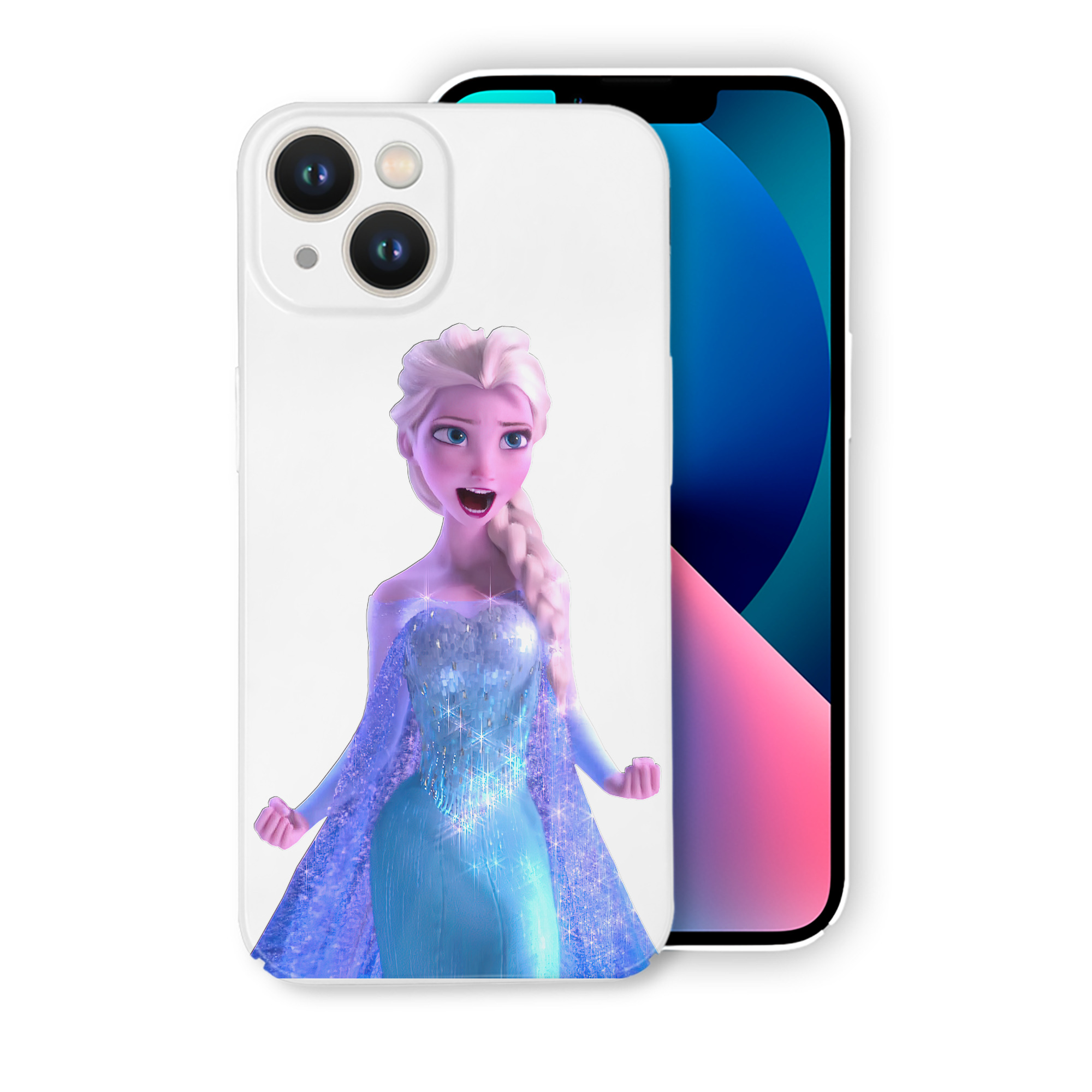 （画像用） アナと雪の女王 アンナ エルサ Frozen Anna Elsa 【iPhone 14シリーズ対応】ハードケース