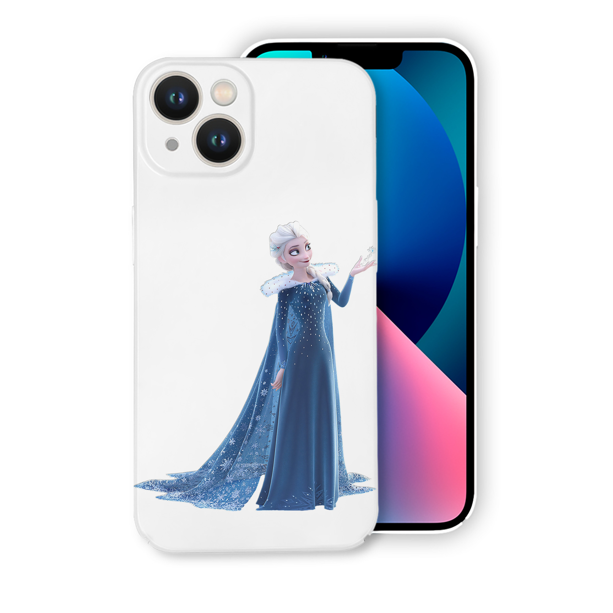 （画像用） アナと雪の女王 アンナ エルサ Frozen Anna Elsa 【iPhone 14シリーズ対応】ハードケース