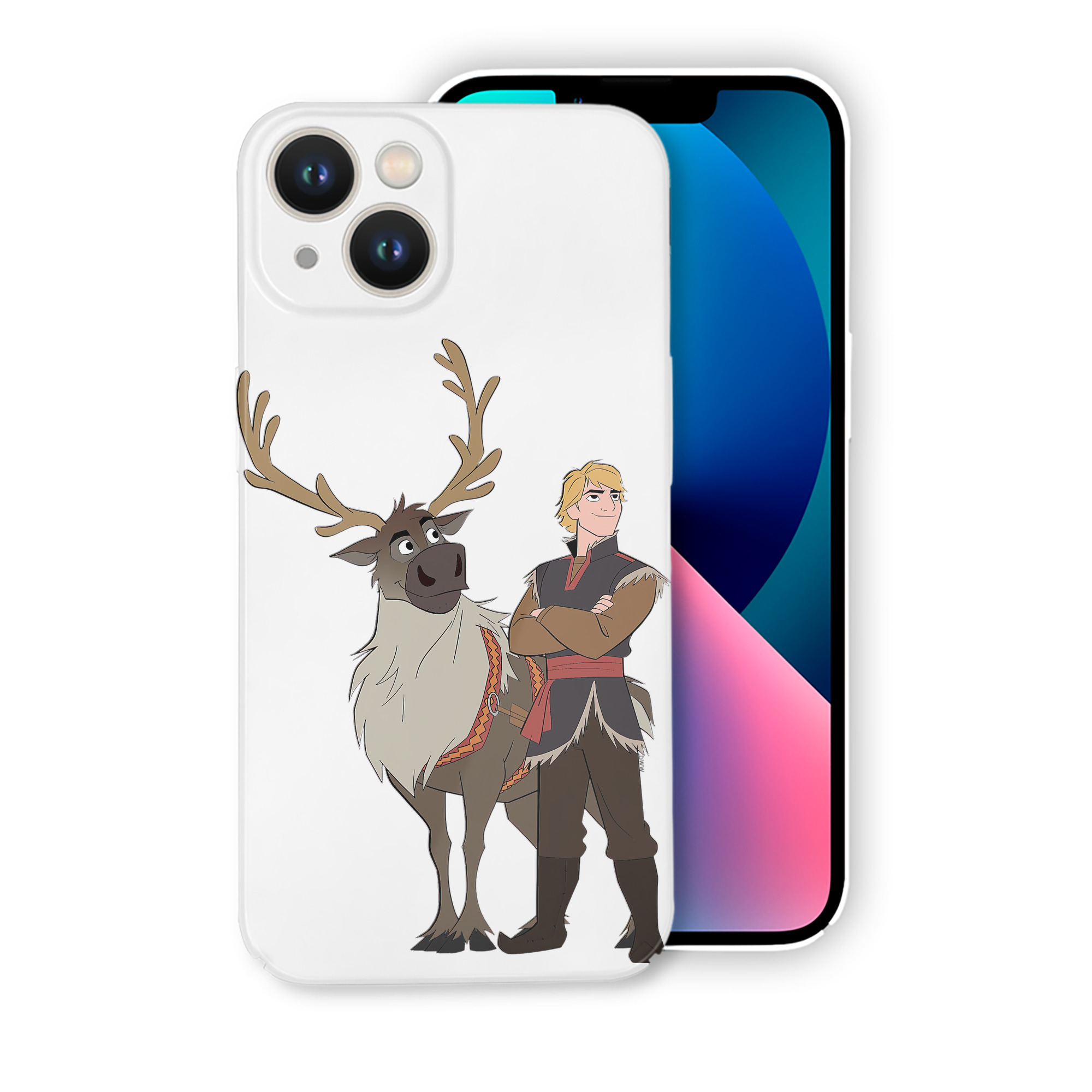 （画像用） アナと雪の女王 アンナ エルサ Frozen Anna Elsa 【iPhone 14シリーズ対応】ハードケース