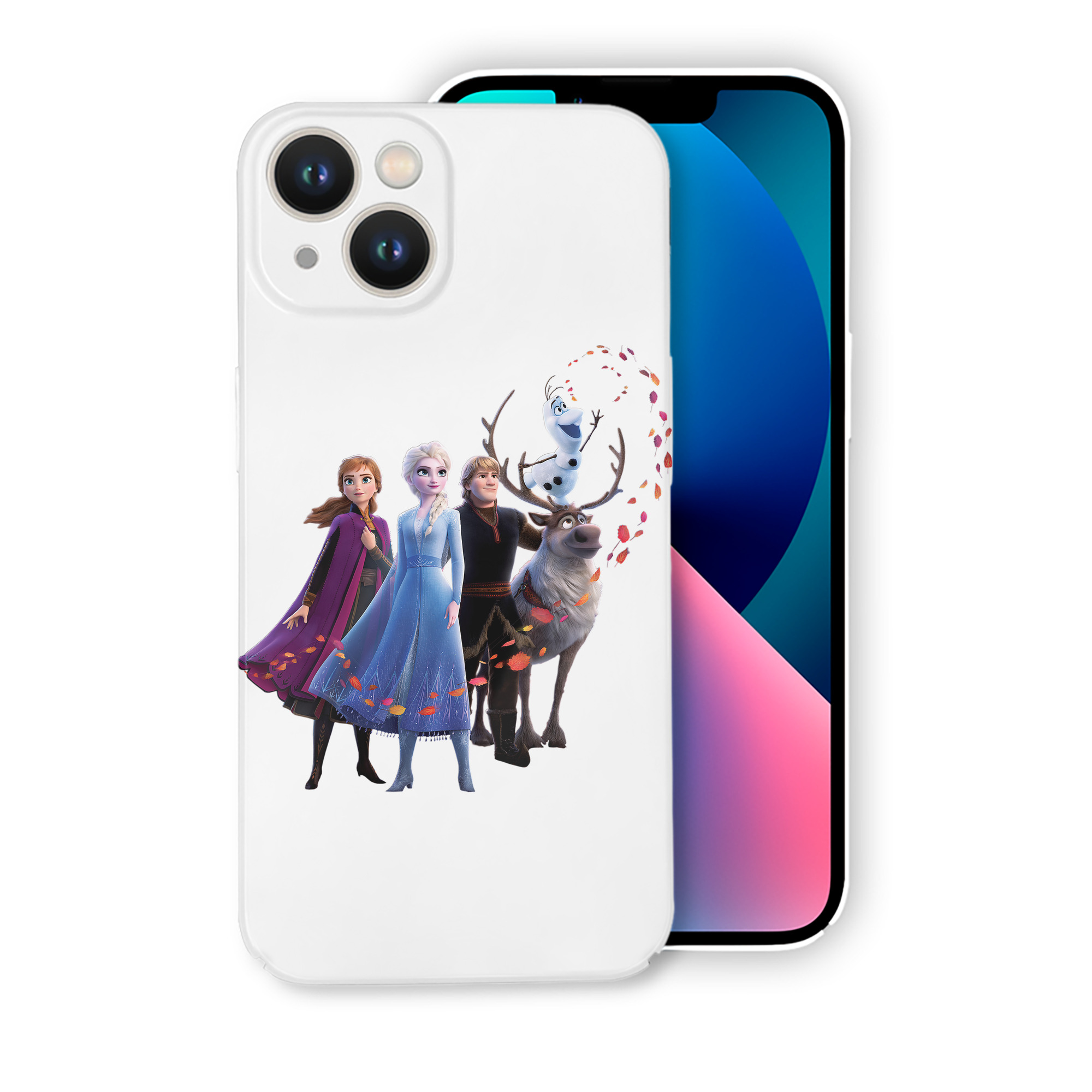（画像用） アナと雪の女王 アンナ エルサ Frozen Anna Elsa 【iPhone 14シリーズ対応】ハードケース