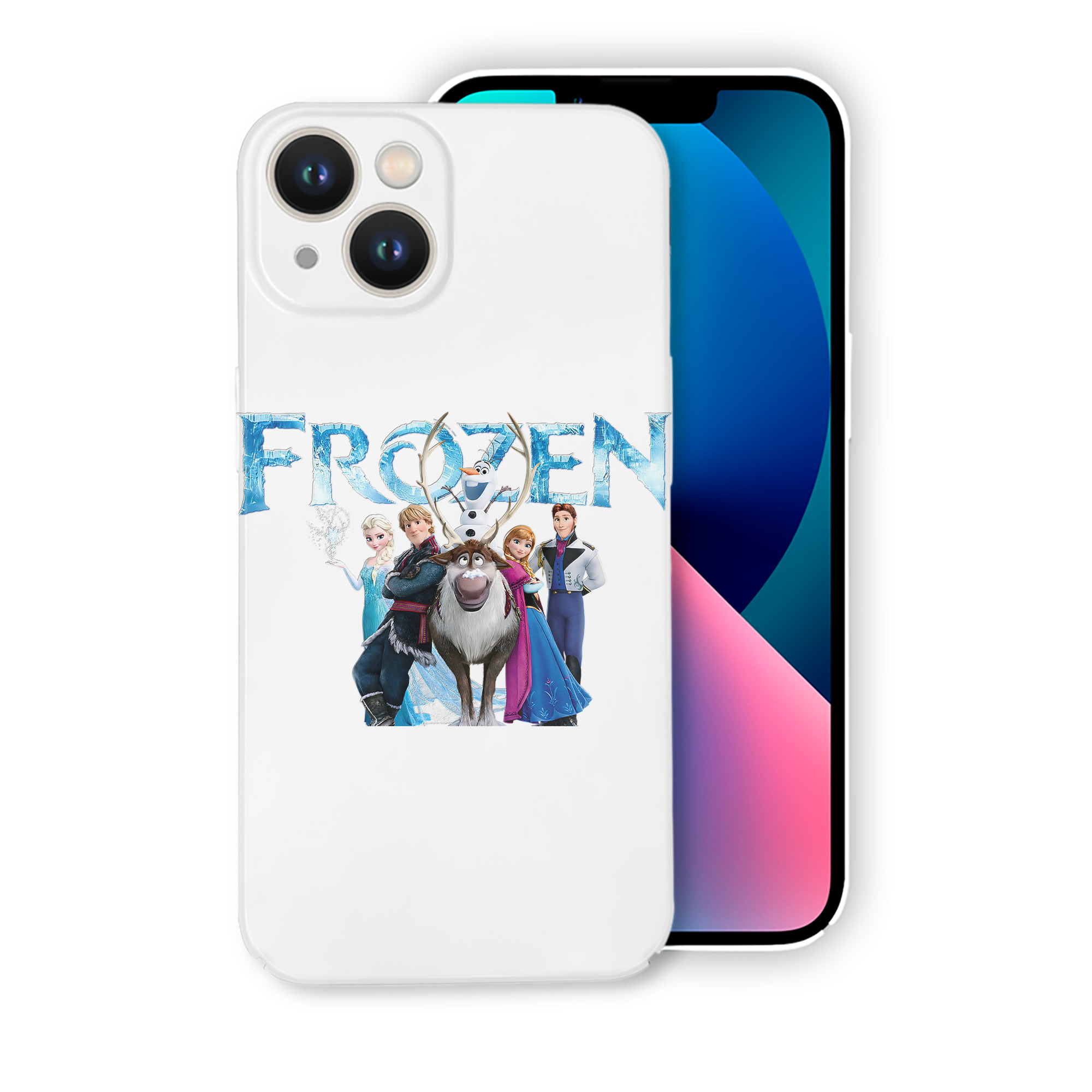 （画像用） アナと雪の女王 アンナ エルサ Frozen Anna Elsa 【iPhone 14シリーズ対応】ハードケース