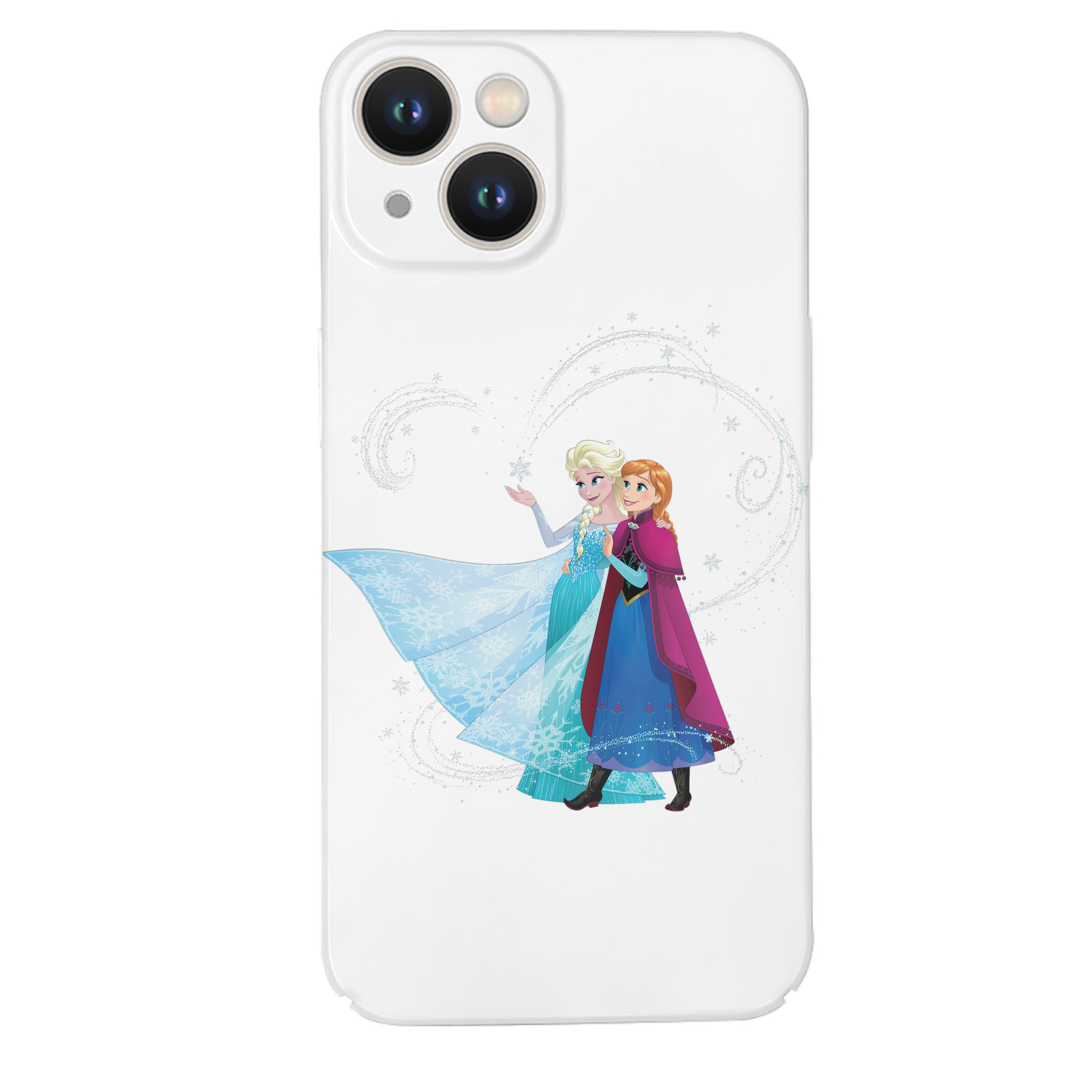 （画像用） アナと雪の女王 アンナ エルサ Frozen Anna Elsa 【iPhone 14シリーズ対応】ハードケース