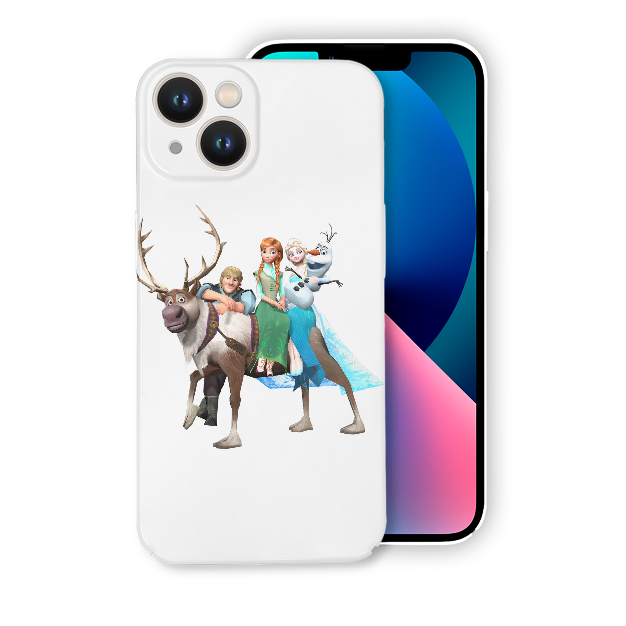 （画像用） アナと雪の女王 アンナ エルサ Frozen Anna Elsa 【iPhone 14シリーズ対応】ハードケース