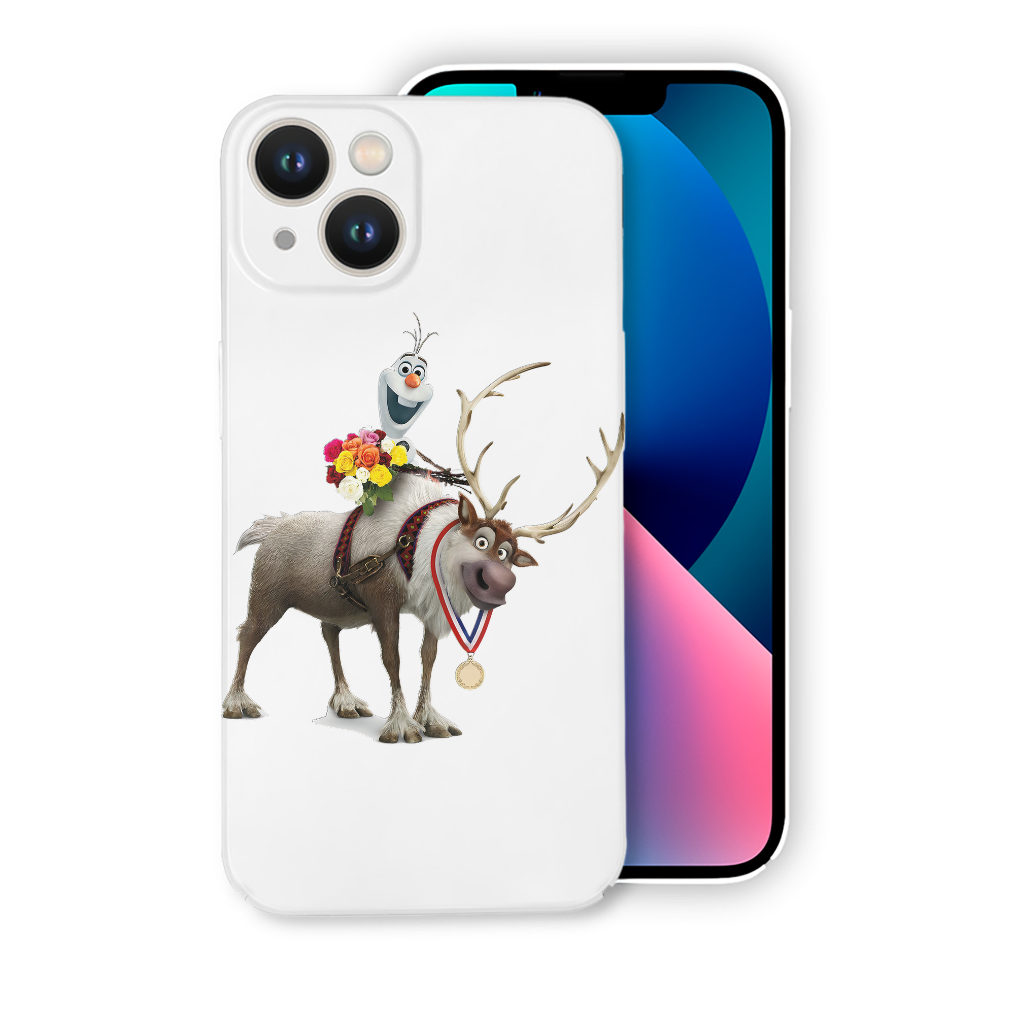 （画像用） アナと雪の女王 アンナ エルサ Frozen Anna Elsa 【iPhone 14シリーズ対応】ハードケース