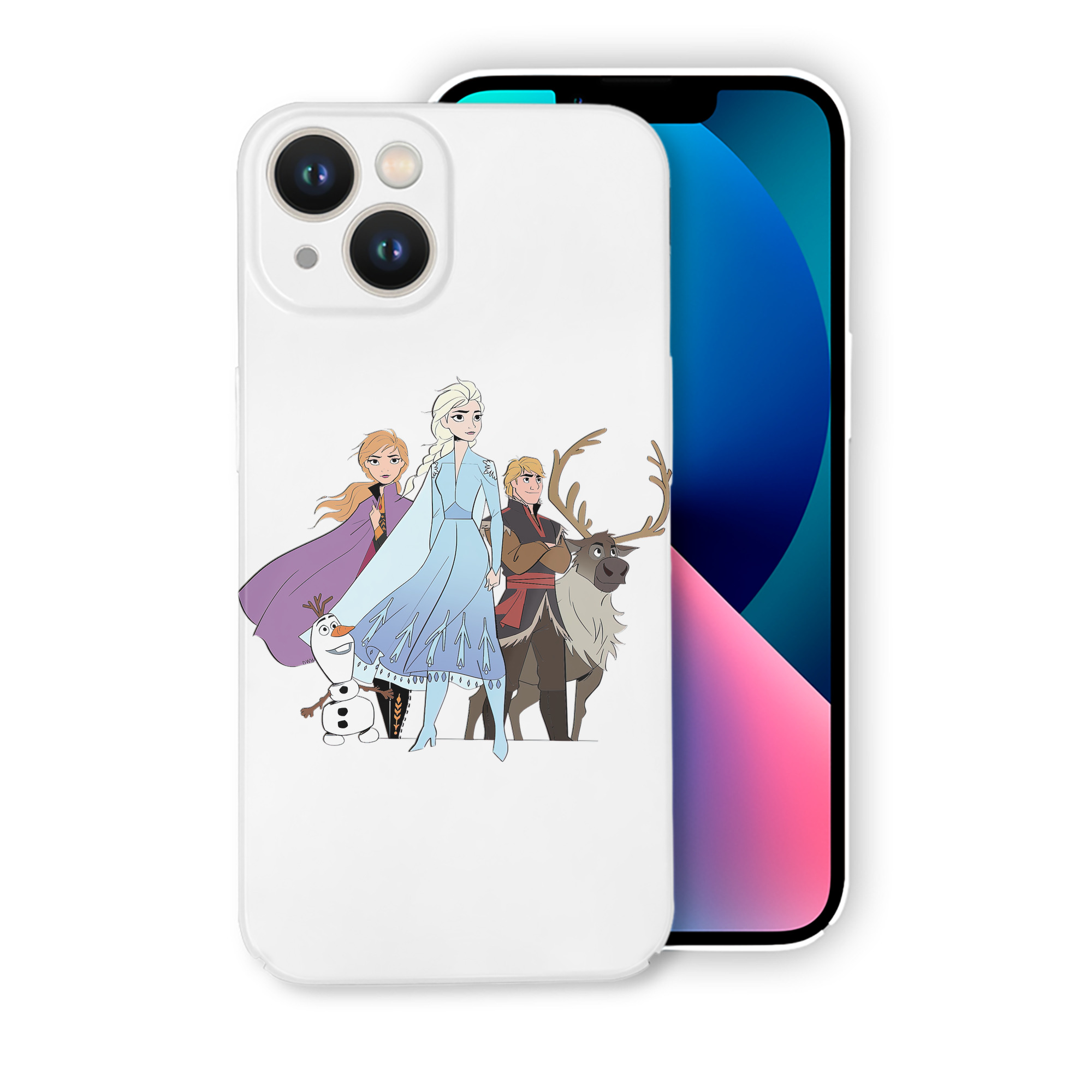（画像用） アナと雪の女王 アンナ エルサ Frozen Anna Elsa 【iPhone 14シリーズ対応】ハードケース