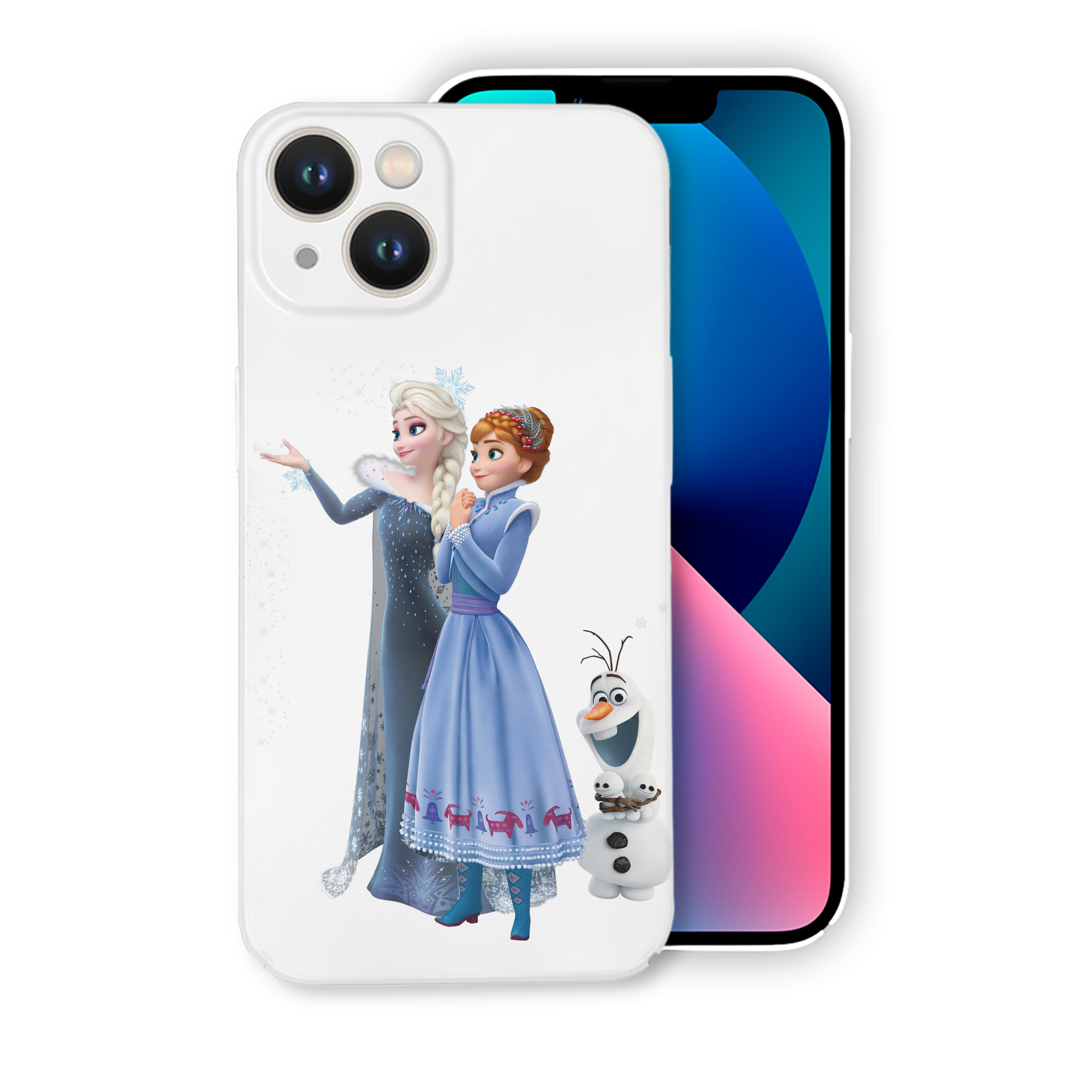 （画像用） アナと雪の女王 アンナ エルサ Frozen Anna Elsa 【iPhone 14シリーズ対応】ハードケース