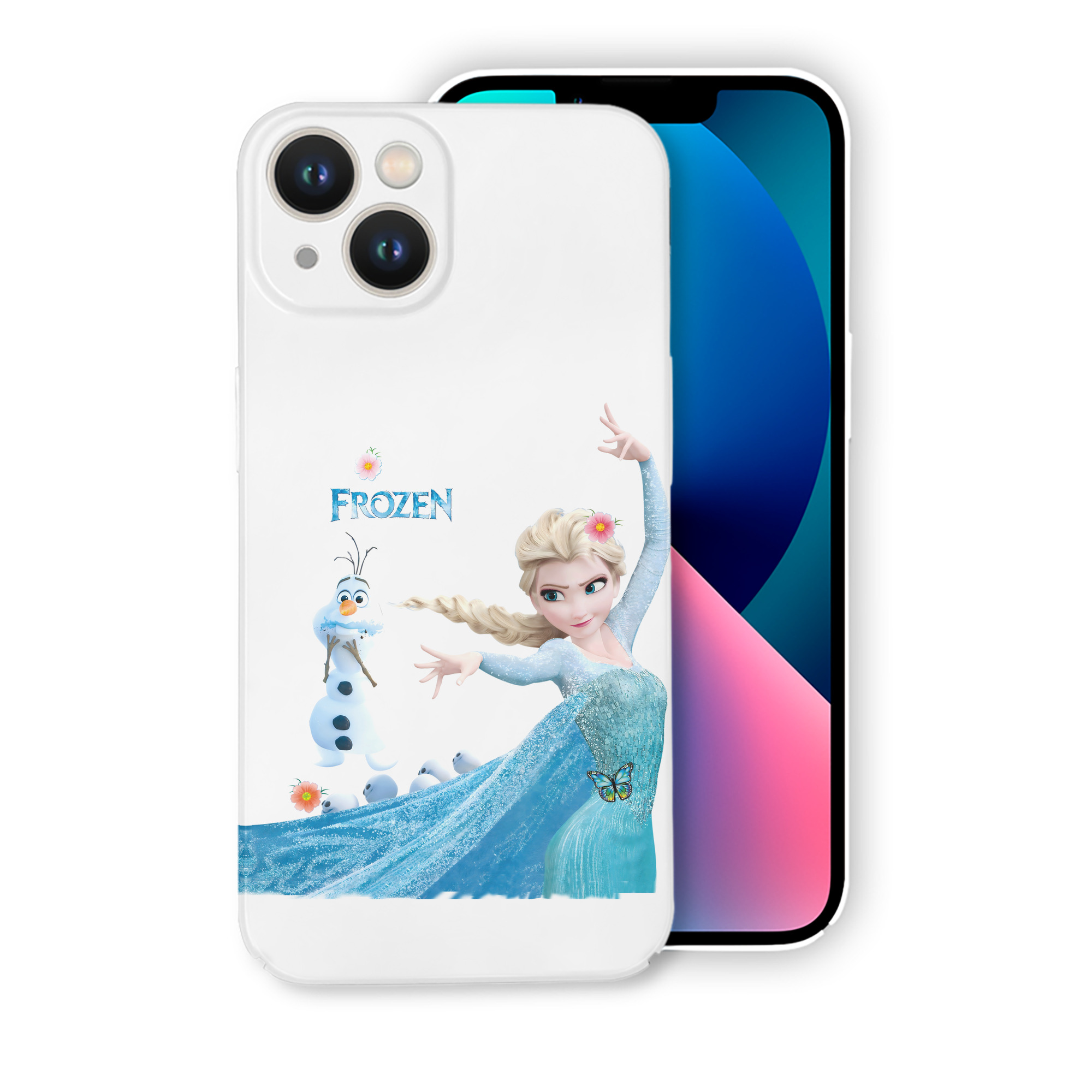 （画像用） アナと雪の女王 アンナ エルサ Frozen Anna Elsa 【iPhone 14シリーズ対応】ハードケース