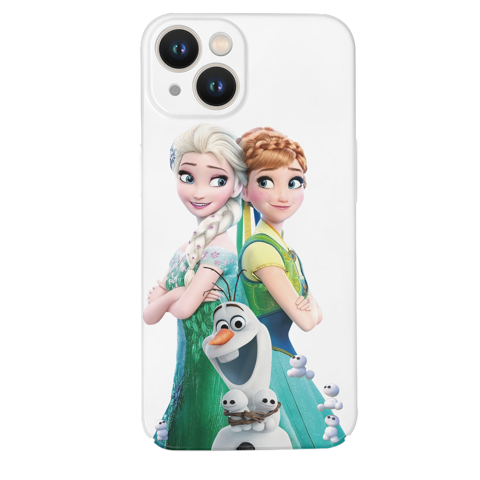 （画像用） アナと雪の女王 アンナ エルサ Frozen Anna Elsa 【iPhone 14シリーズ対応】ハードケース
