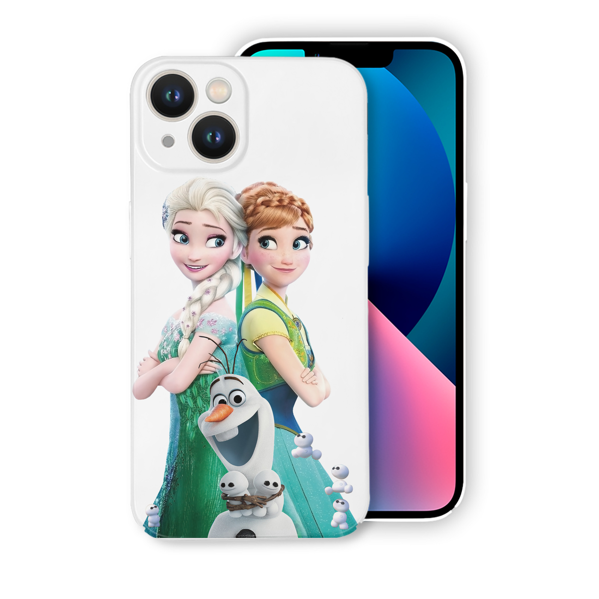 （画像用） アナと雪の女王 アンナ エルサ Frozen Anna Elsa 【iPhone 14シリーズ対応】ハードケース