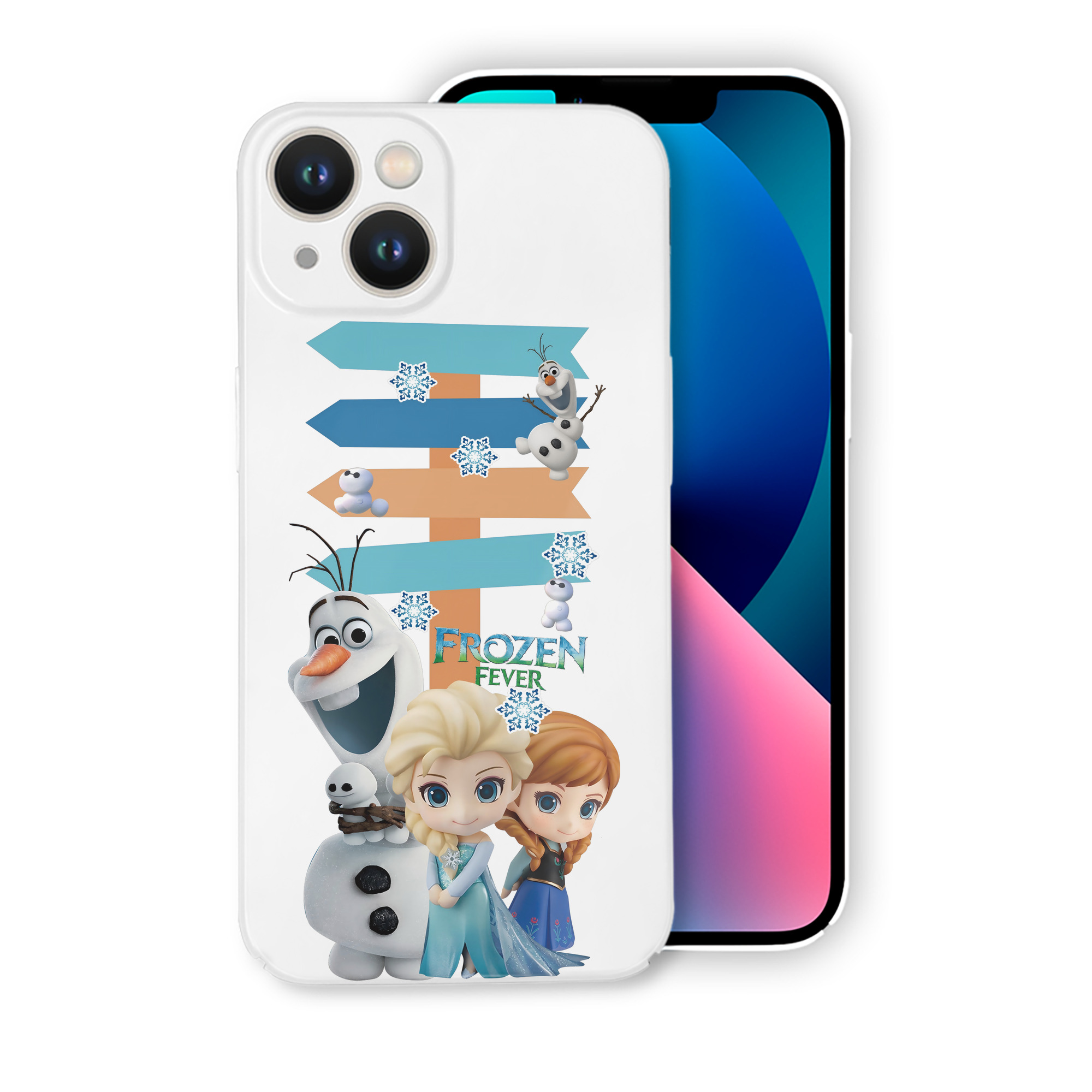 （画像用） アナと雪の女王 アンナ エルサ Frozen Anna Elsa 【iPhone 14シリーズ対応】ハードケース