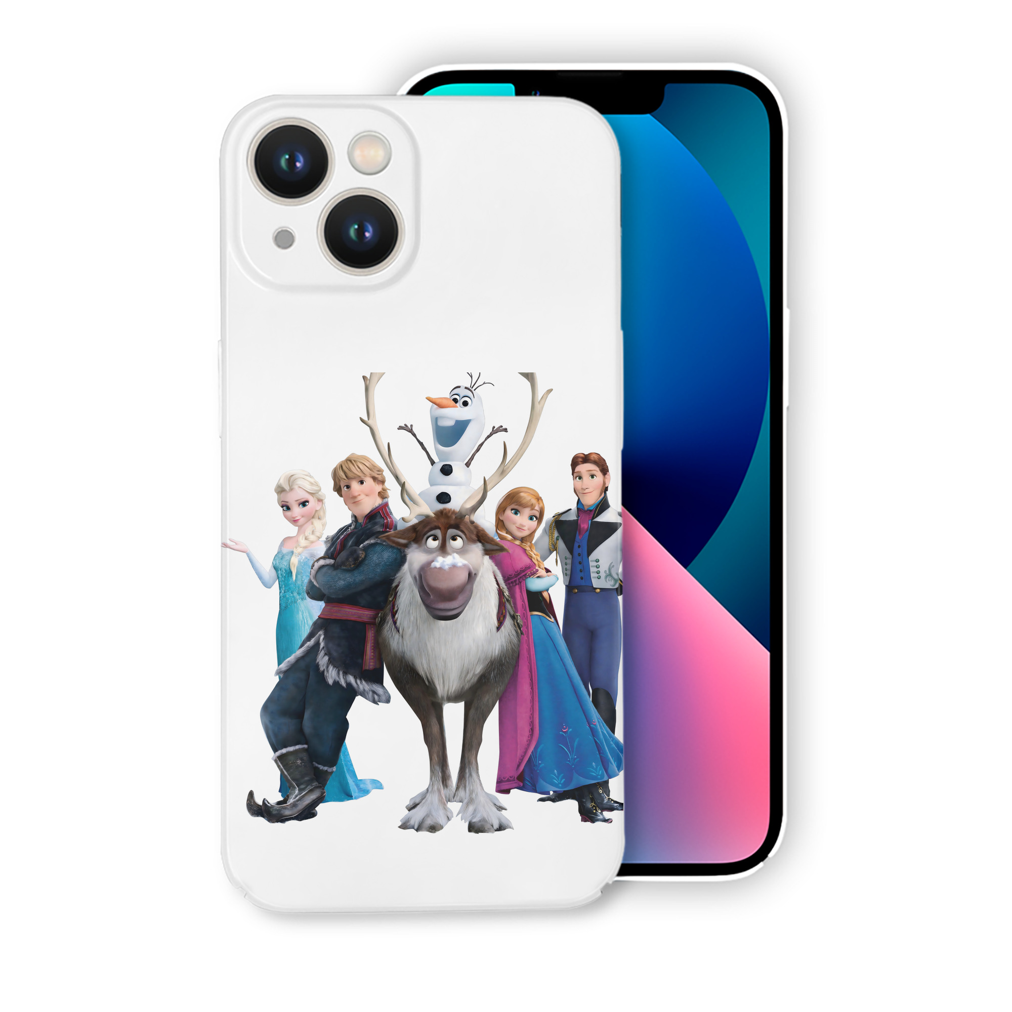 （画像用） アナと雪の女王 アンナ エルサ Frozen Anna Elsa 【iPhone 14シリーズ対応】ハードケース