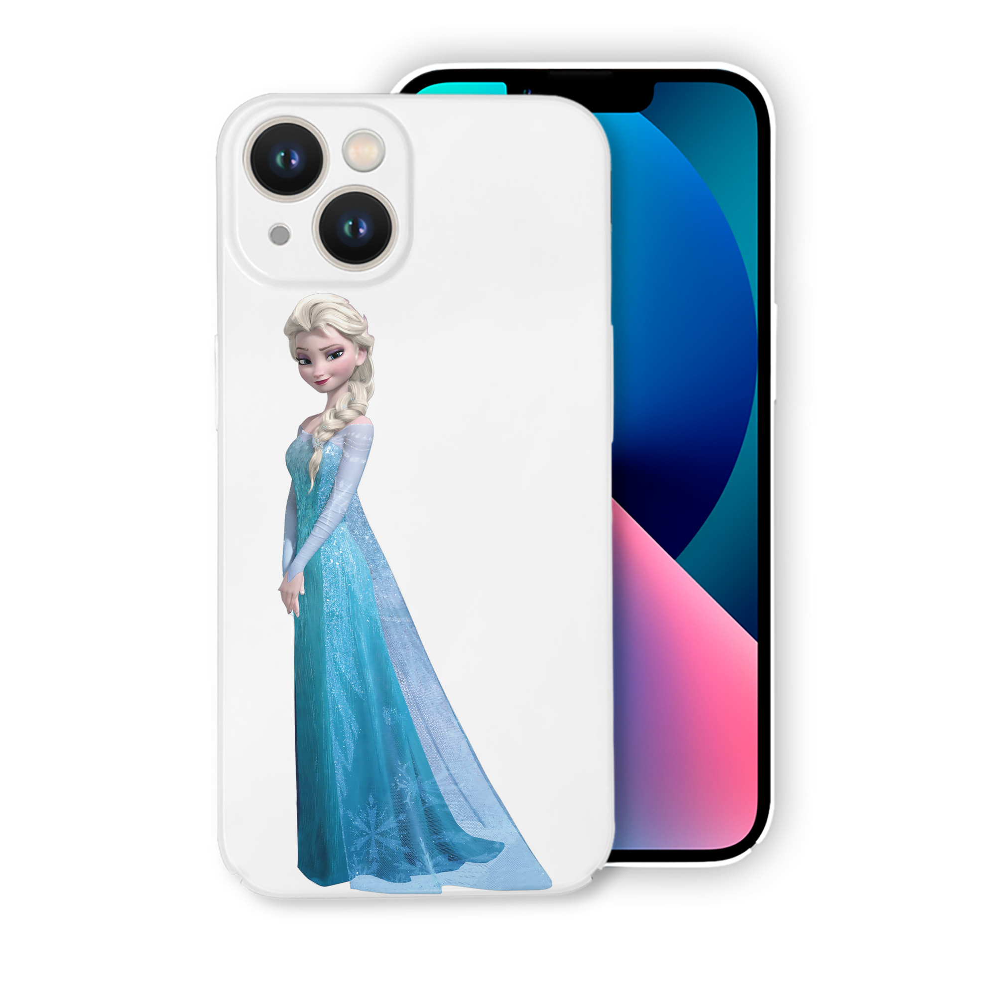 （画像用） アナと雪の女王 アンナ エルサ Frozen Anna Elsa 【iPhone 14シリーズ対応】ハードケース