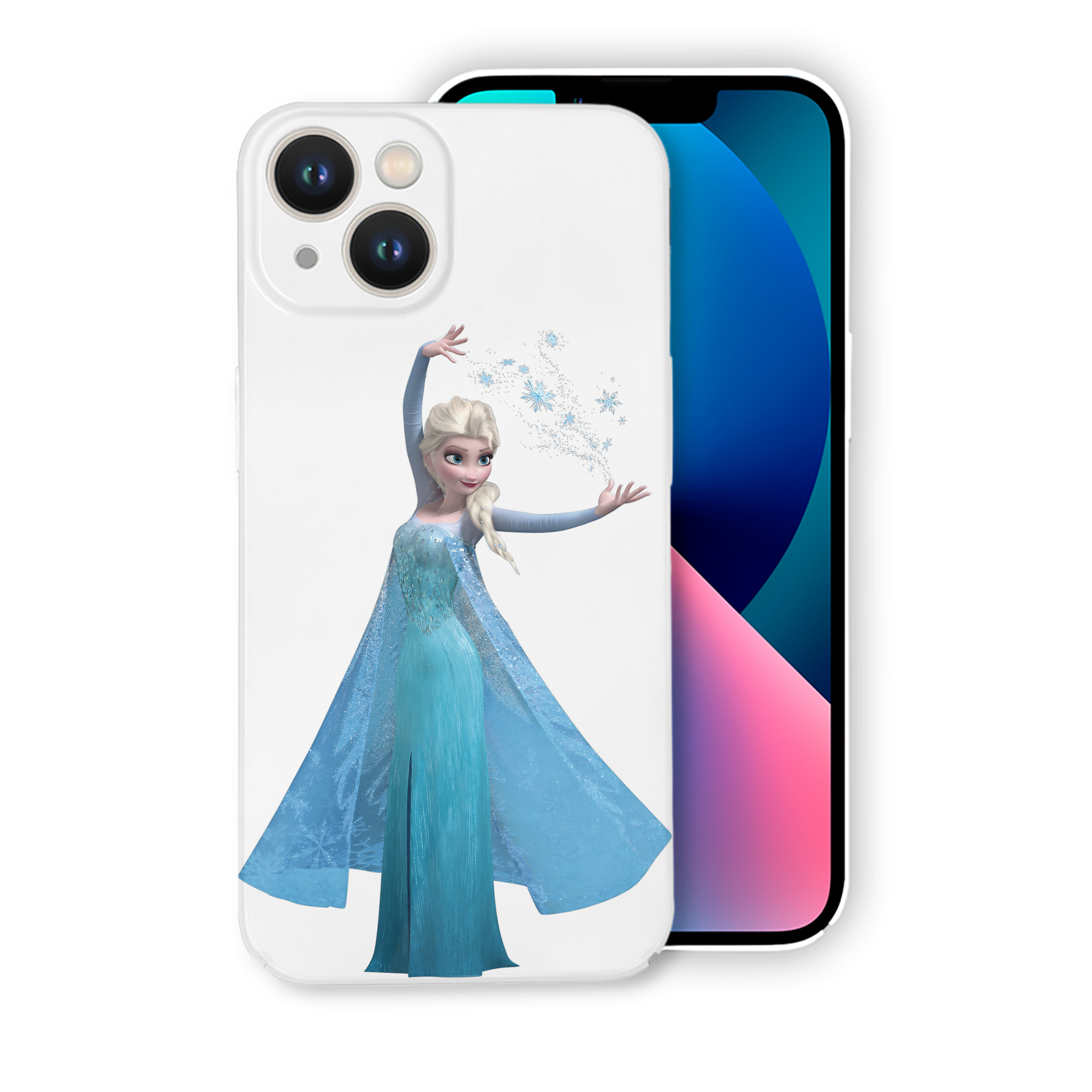 （画像用） アナと雪の女王 アンナ エルサ Frozen Anna Elsa 【iPhone 14シリーズ対応】ハードケース