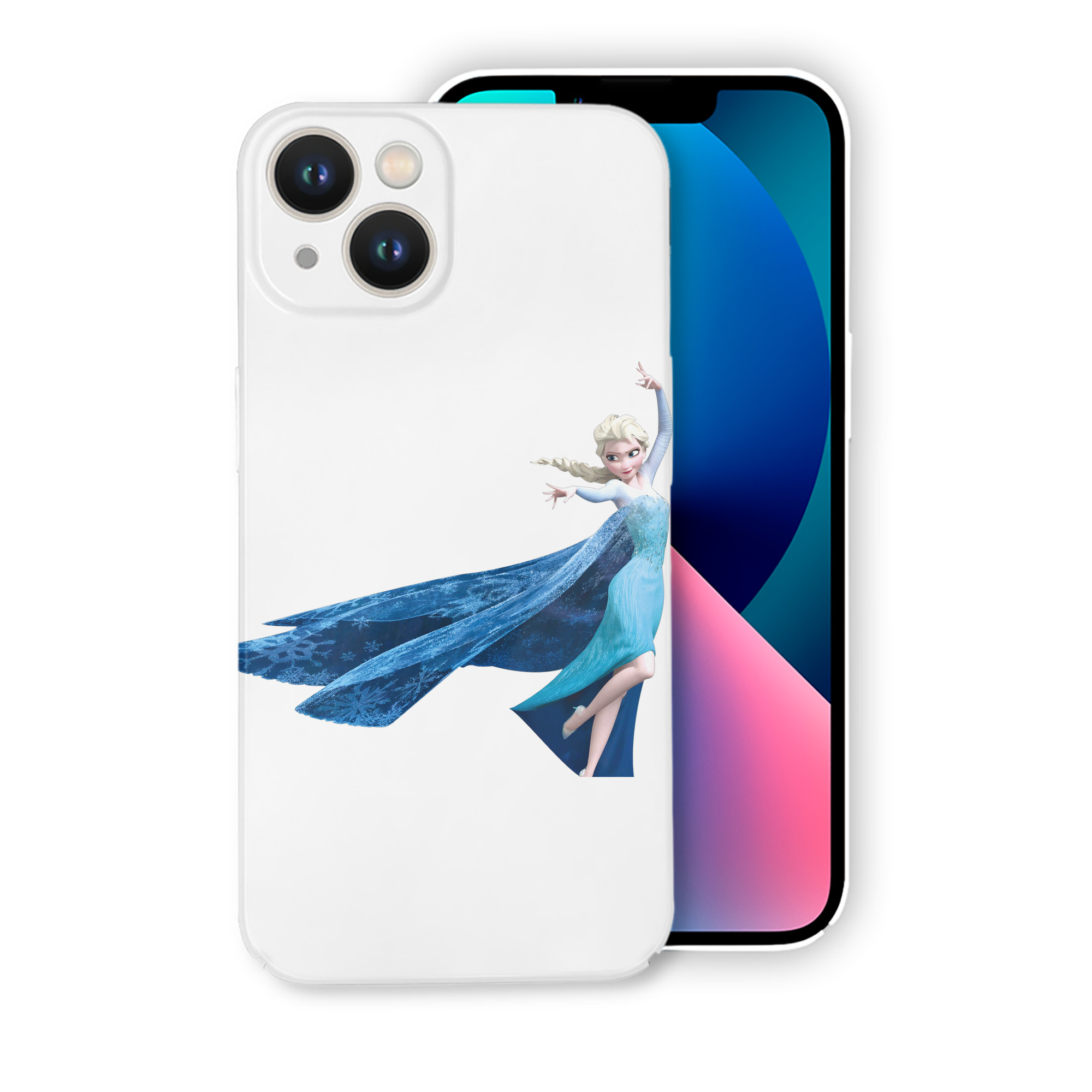 （画像用） アナと雪の女王 アンナ エルサ Frozen Anna Elsa 【iPhone 14シリーズ対応】ハードケース