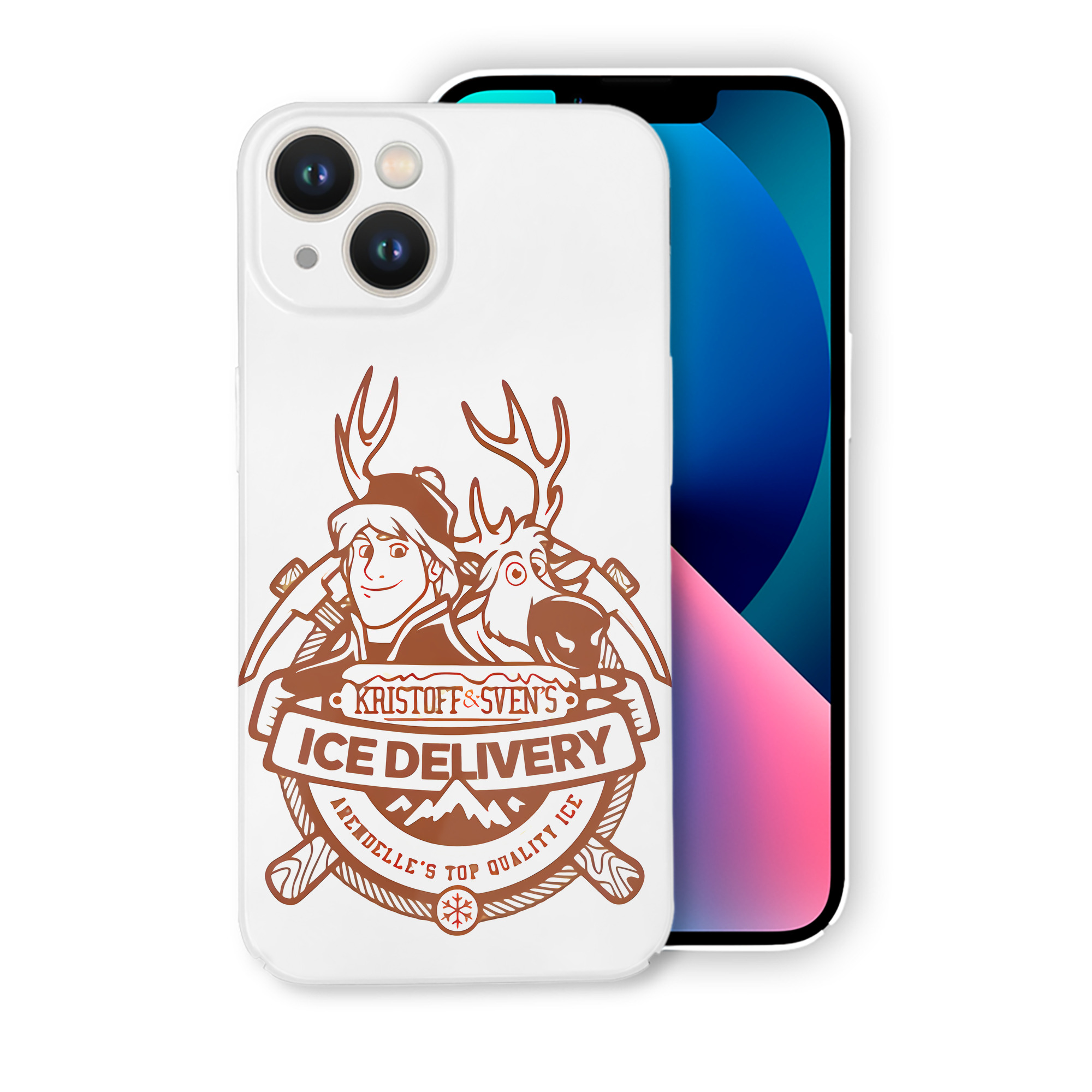 （画像用） アナと雪の女王 アンナ エルサ Frozen Anna Elsa 【iPhone 14シリーズ対応】ハードケース