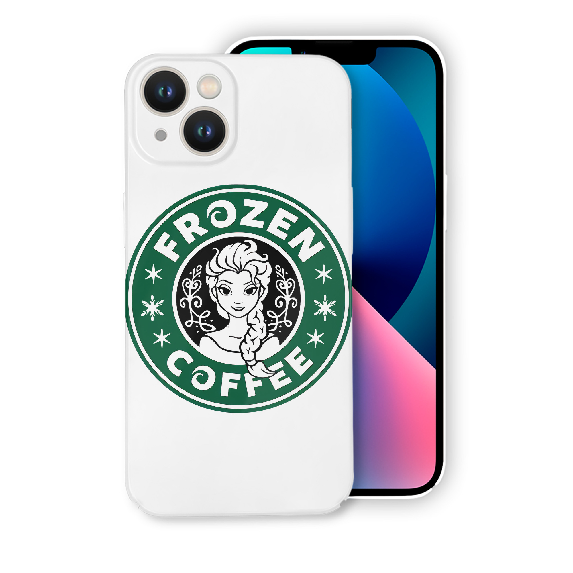 （画像用） アナと雪の女王 アンナ エルサ Frozen Anna Elsa 【iPhone 14シリーズ対応】ハードケース