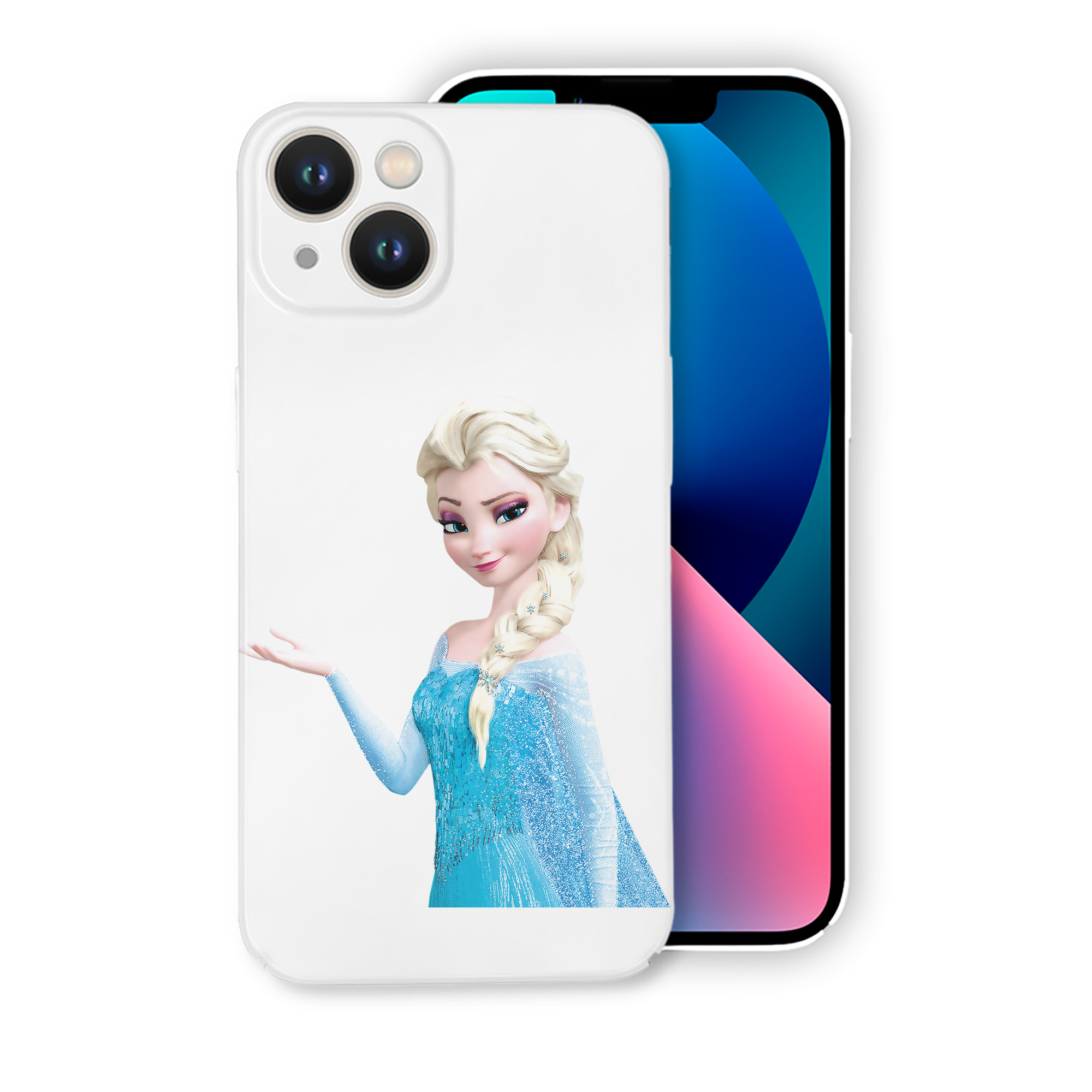 （画像用） アナと雪の女王 アンナ エルサ Frozen Anna Elsa 【iPhone 14シリーズ対応】ハードケース