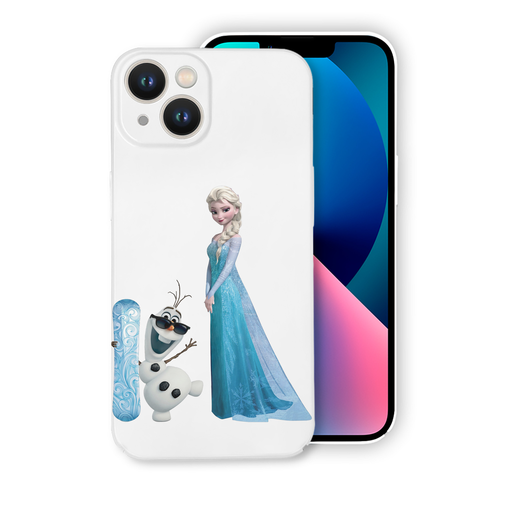 （画像用） アナと雪の女王 アンナ エルサ Frozen Anna Elsa 【iPhone 14シリーズ対応】ハードケース