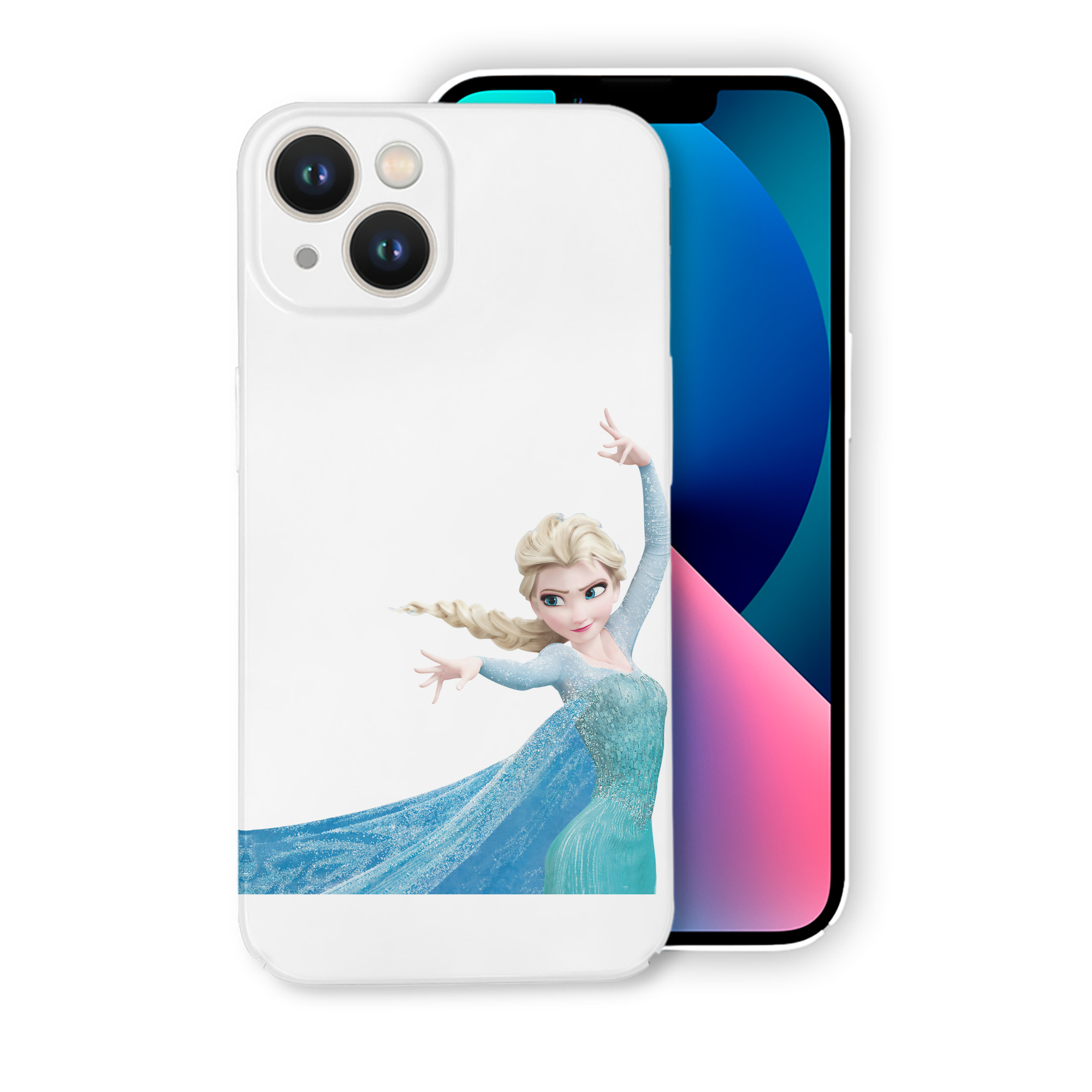 （画像用） アナと雪の女王 アンナ エルサ Frozen Anna Elsa 【iPhone 14シリーズ対応】ハードケース