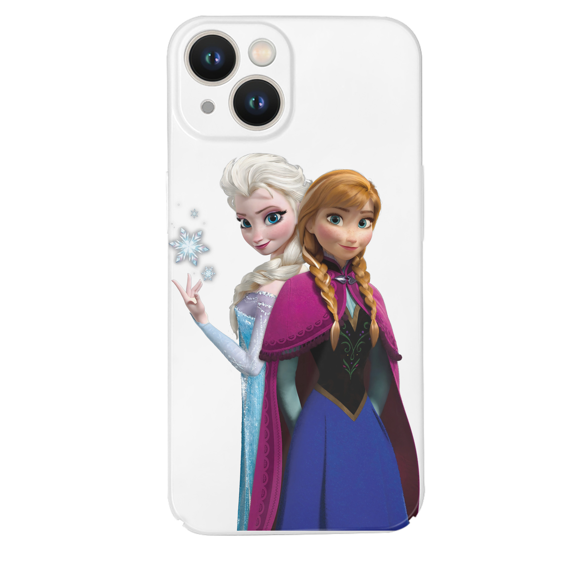 （画像用） アナと雪の女王 アンナ エルサ Frozen Anna Elsa 【iPhone 14シリーズ対応】ハードケース
