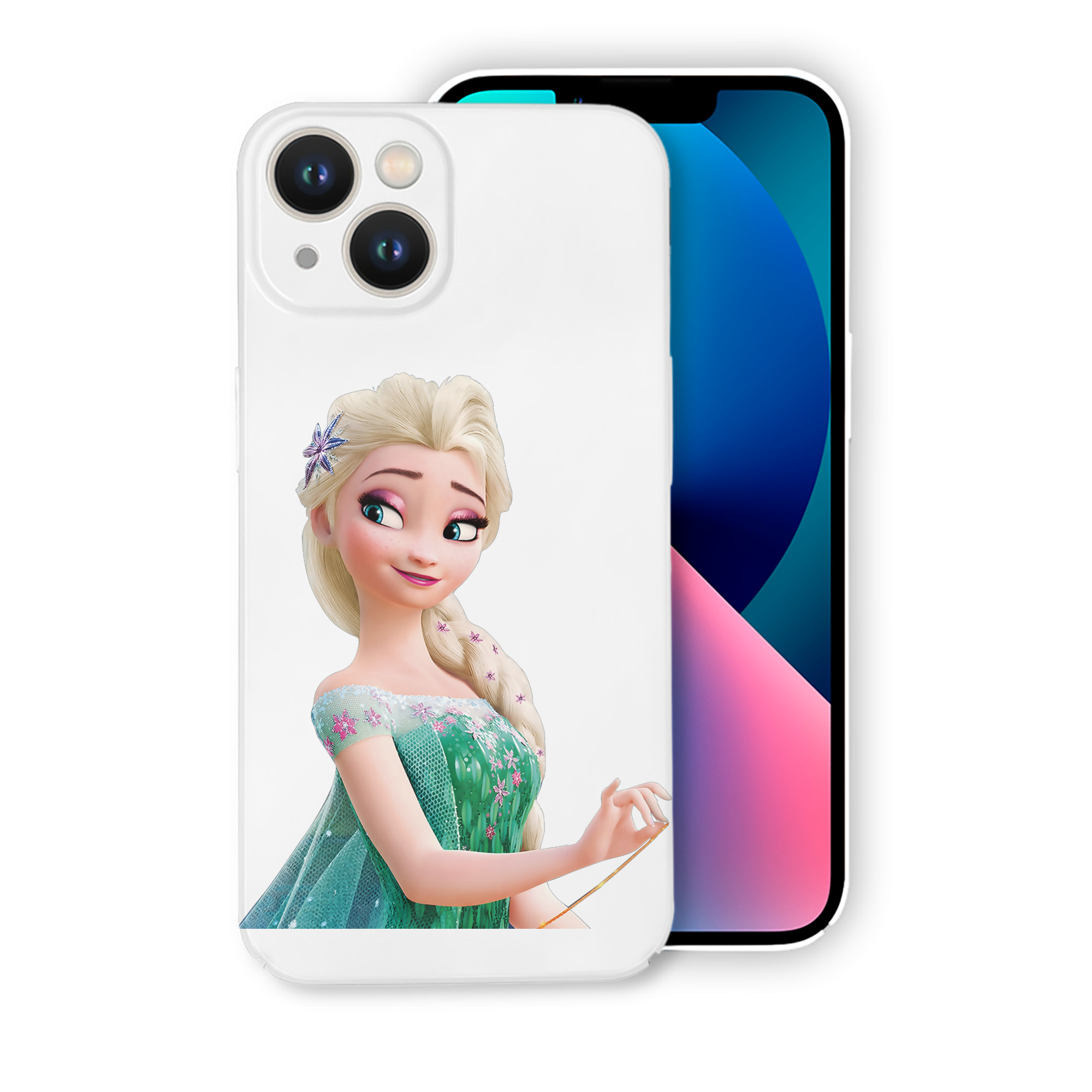 （画像用） アナと雪の女王 アンナ エルサ Frozen Anna Elsa 【iPhone 14シリーズ対応】ハードケース