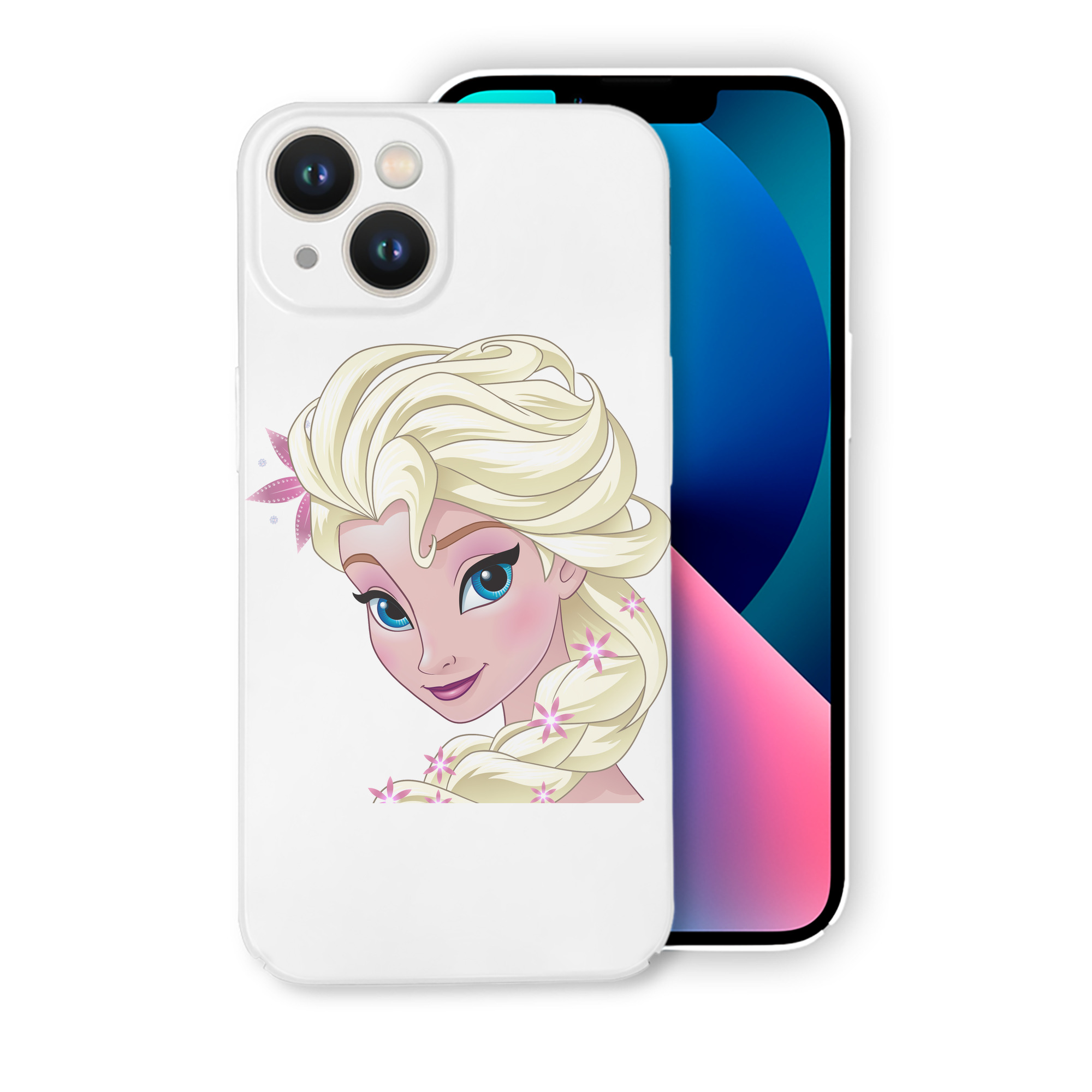 （画像用） アナと雪の女王 アンナ エルサ Frozen Anna Elsa 【iPhone 14シリーズ対応】ハードケース