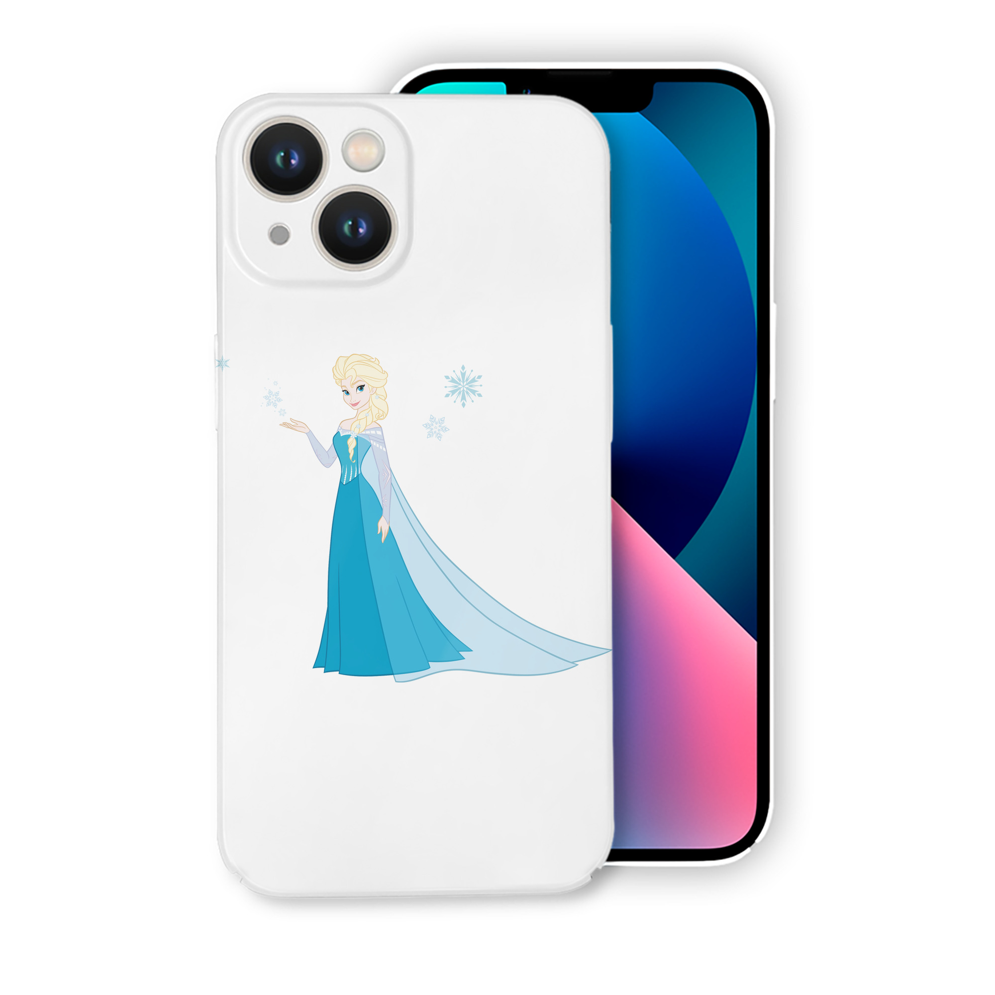 （画像用） アナと雪の女王 アンナ エルサ Frozen Anna Elsa 【iPhone 14シリーズ対応】ハードケース