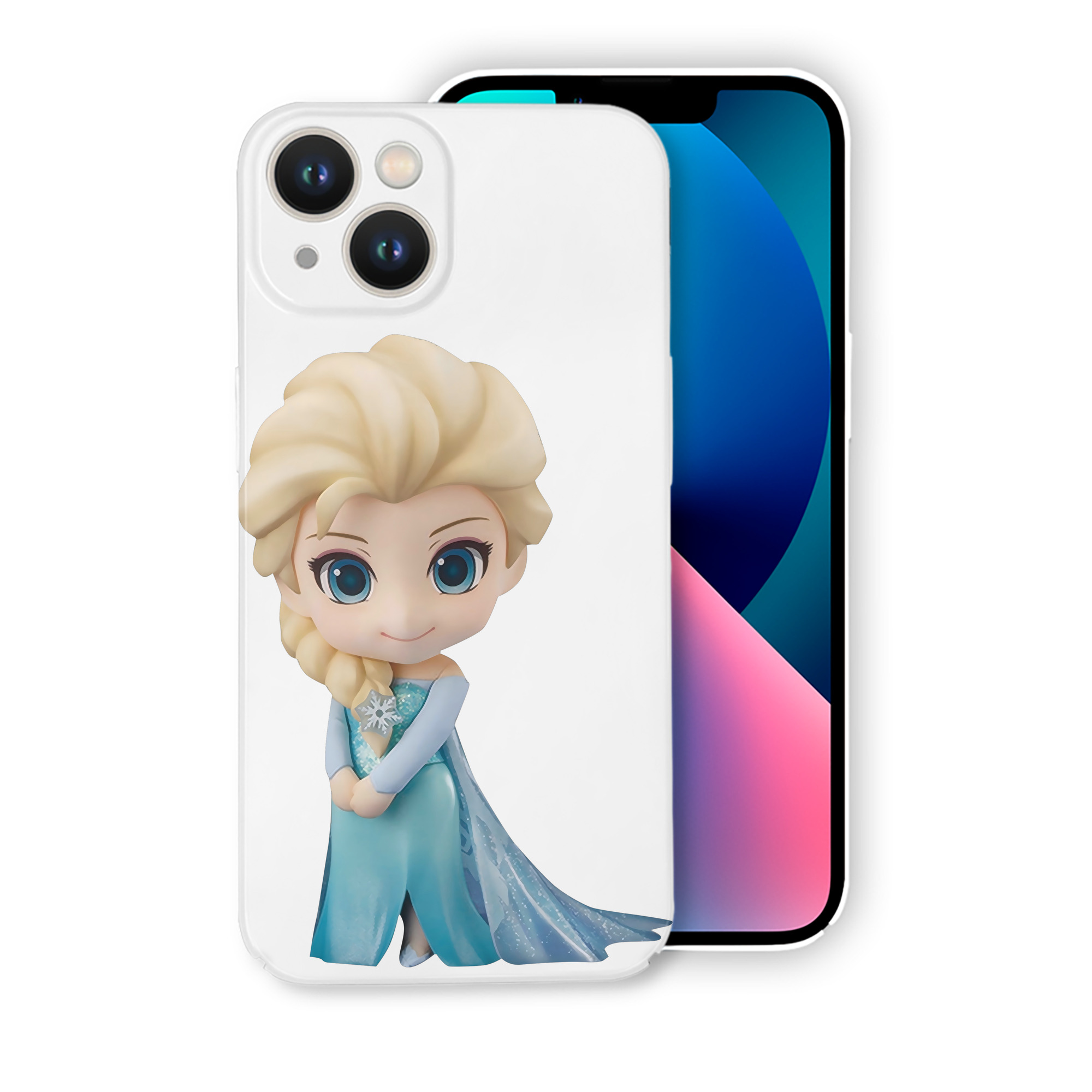 （画像用） アナと雪の女王 アンナ エルサ Frozen Anna Elsa 【iPhone 14シリーズ対応】ハードケース