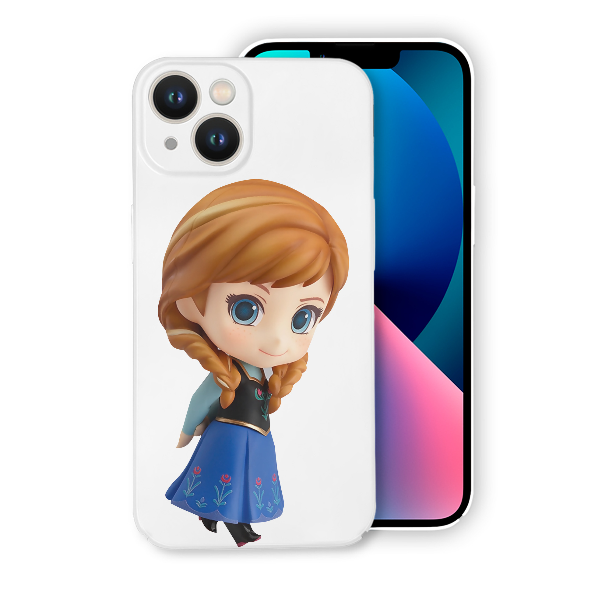 （画像用） アナと雪の女王 アンナ エルサ Frozen Anna Elsa 【iPhone 14シリーズ対応】ハードケース