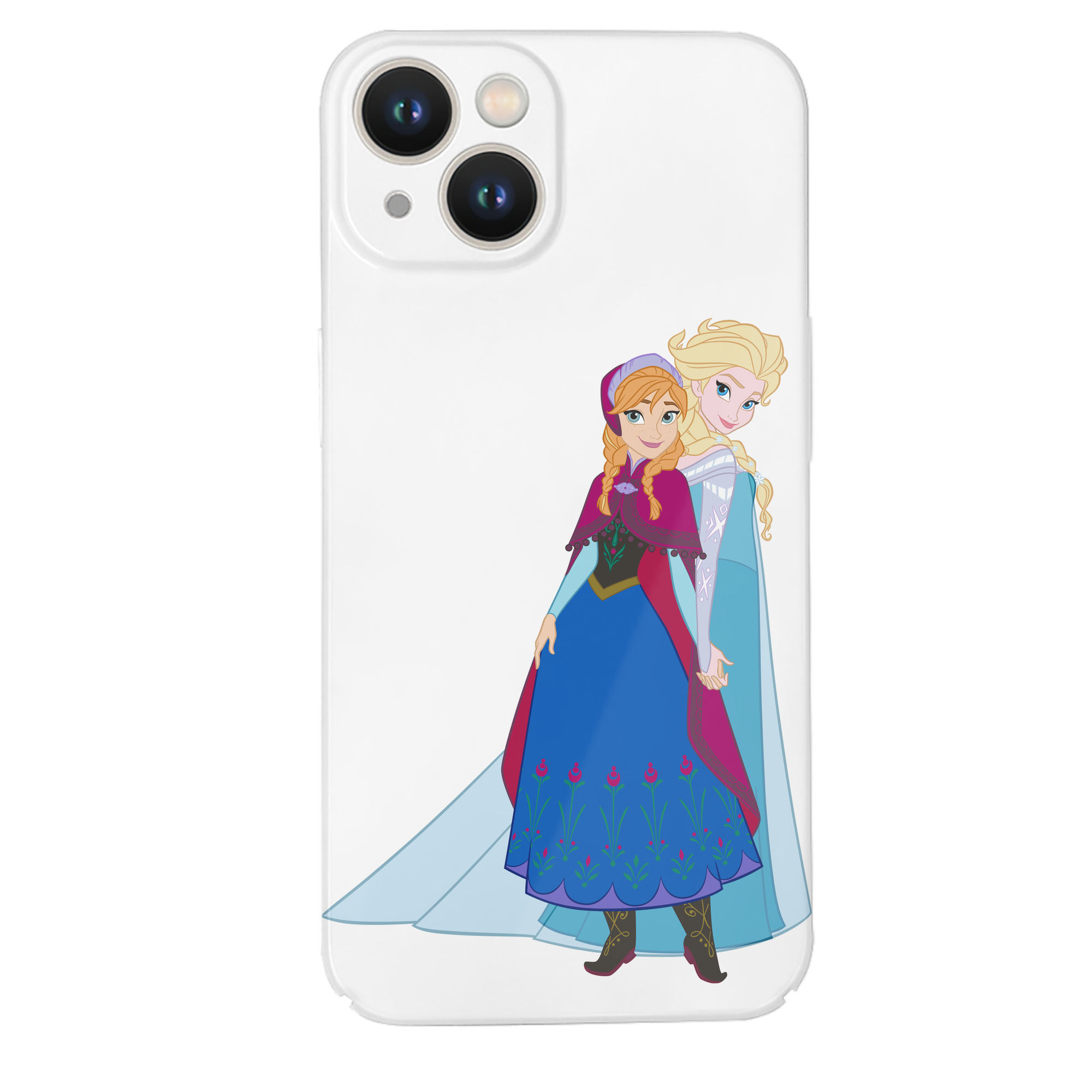 （画像用） アナと雪の女王 アンナ エルサ Frozen Anna Elsa 【iPhone 14シリーズ対応】ハードケース