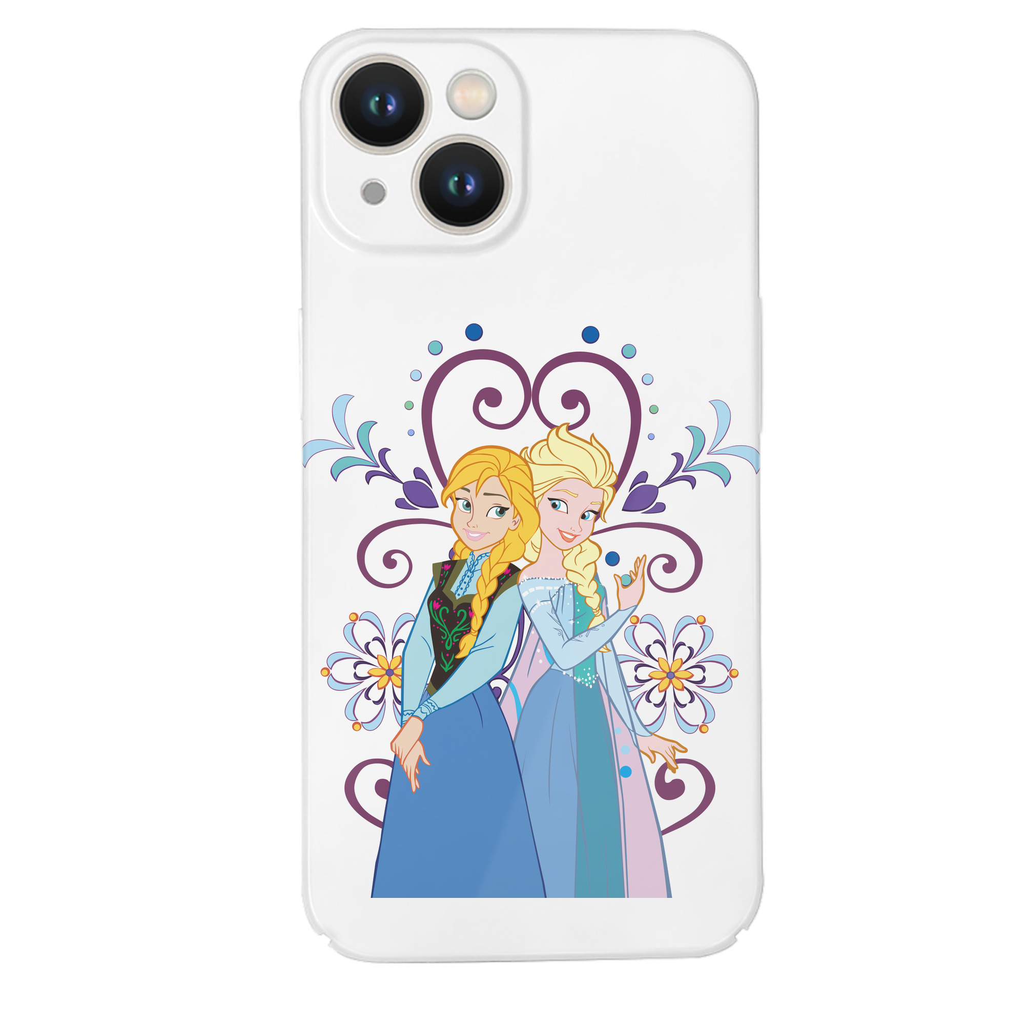 （画像用） アナと雪の女王 アンナ エルサ Frozen Anna Elsa 【iPhone 14シリーズ対応】ハードケース