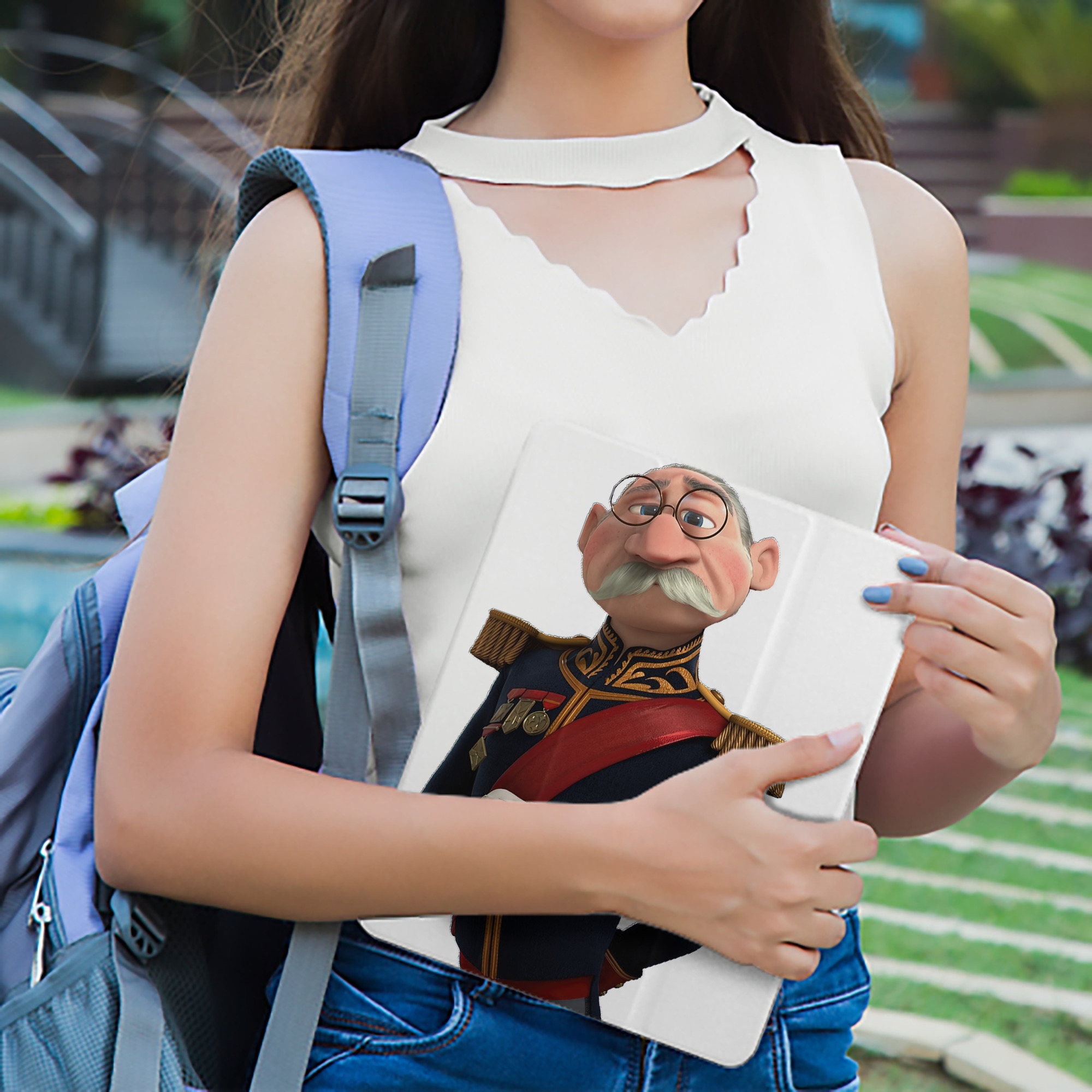 アナと雪の女王 アンナ エルサ Frozen Anna Elsa IPad ケース ペン収納付き 三つ折りスタンド PUレザー×シリコン 対応機種9.5/10.5/10.9インチ