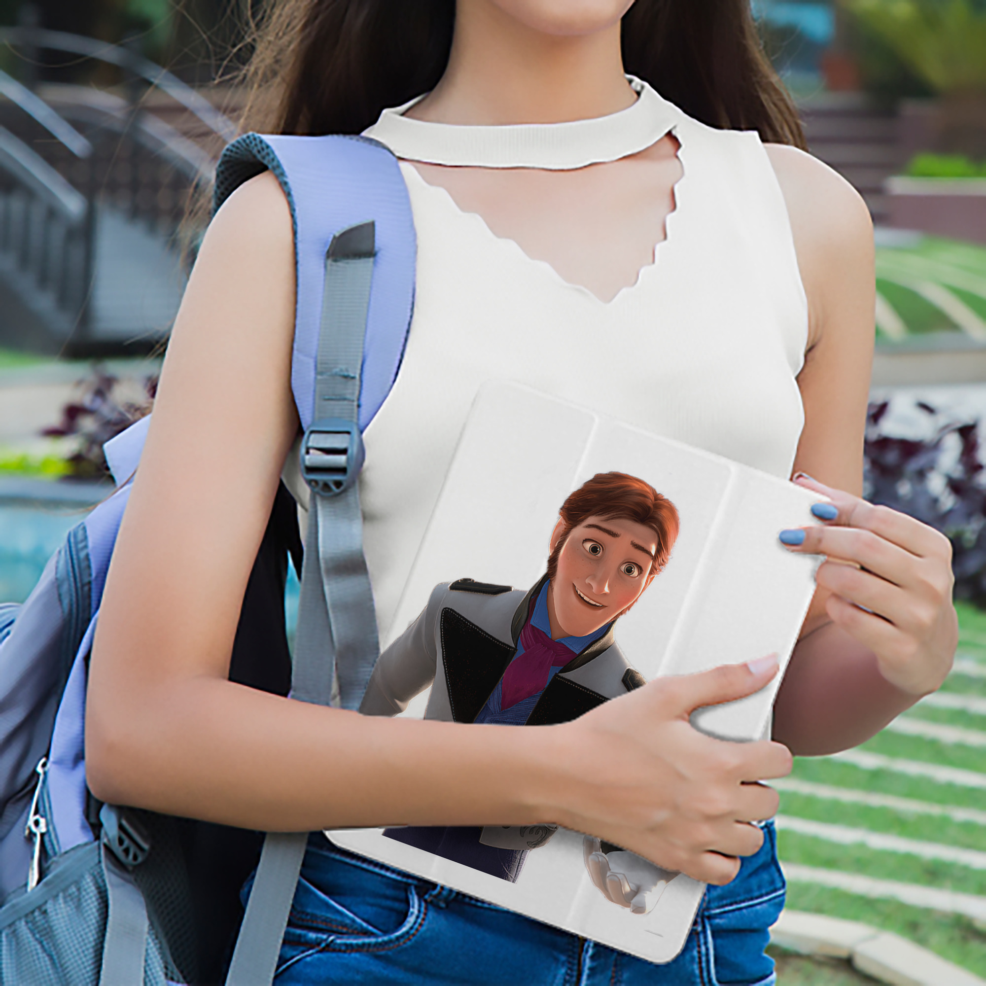アナと雪の女王 アンナ エルサ Frozen Anna Elsa IPad ケース ペン収納付き 三つ折りスタンド PUレザー×シリコン 対応機種9.5/10.5/10.9インチ